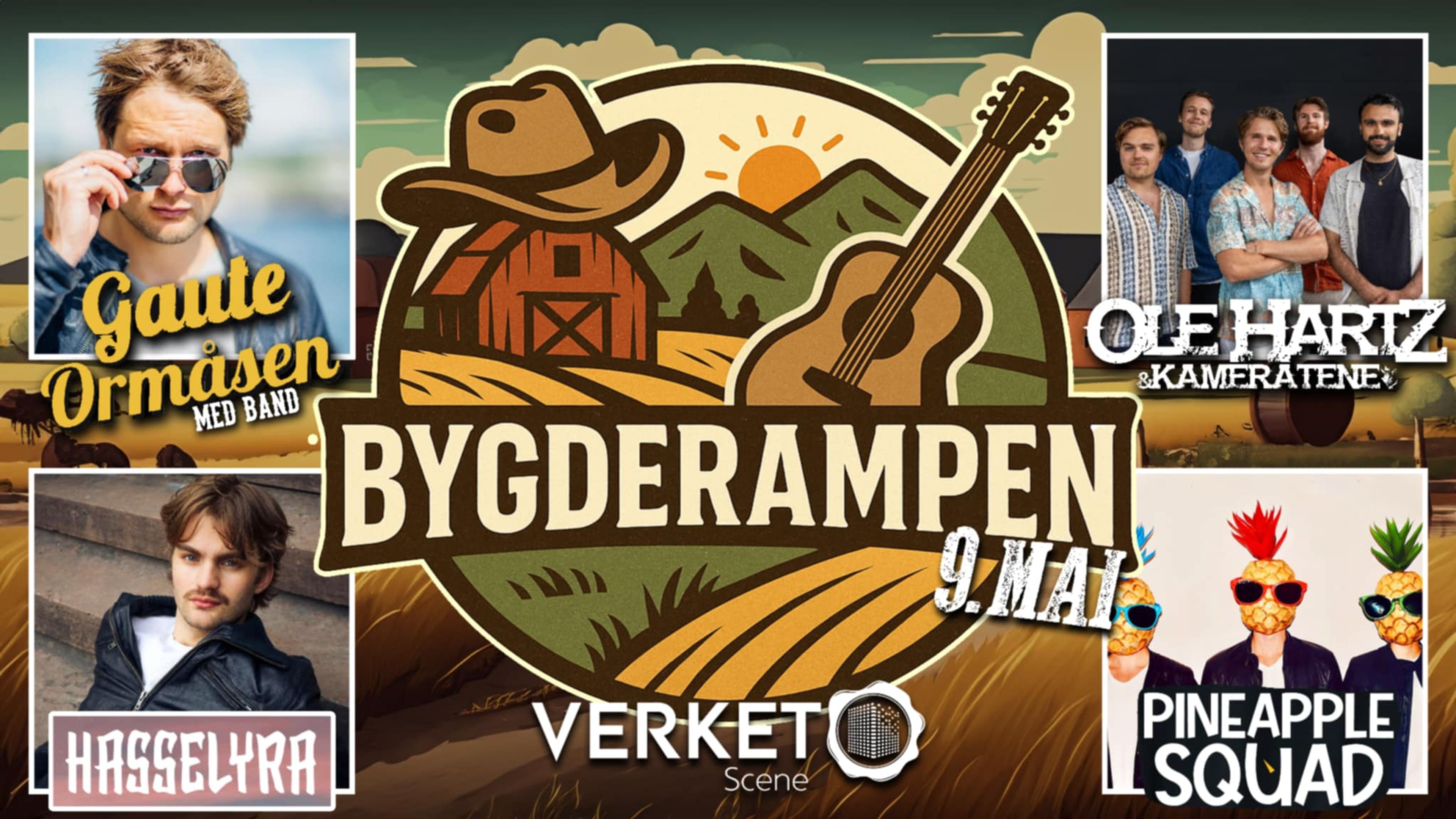 Promotional graphic for FLYTTET | Bygderampen på Verket Scene