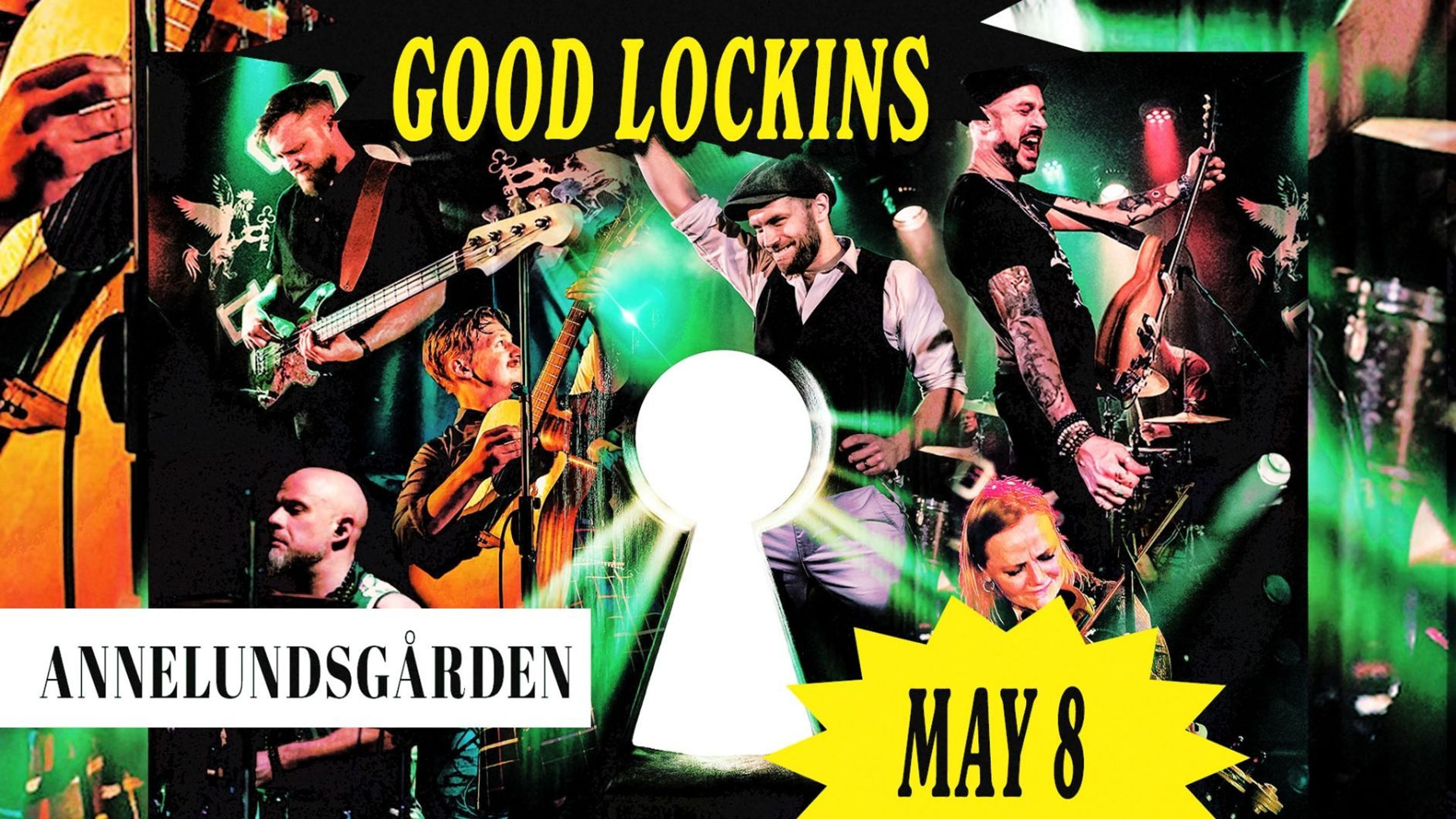 Promotional graphic for Good Lockins | Annelundsgården