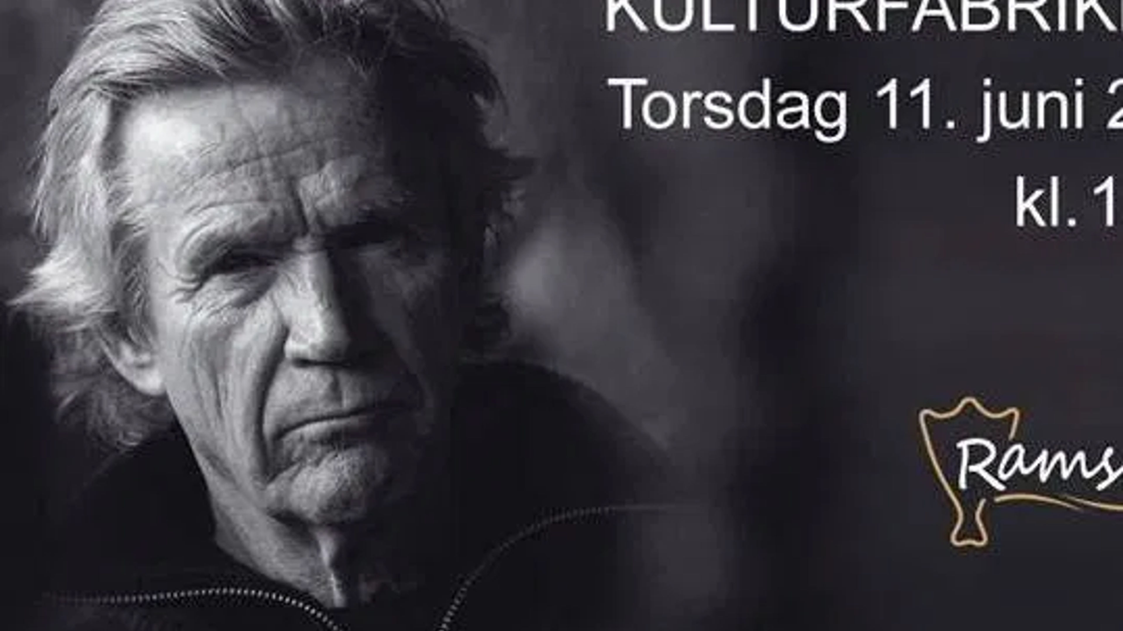 Promotional graphic for Hederspriskonsert for Kjetil Bjerkestrand // Kulturfabrikken
