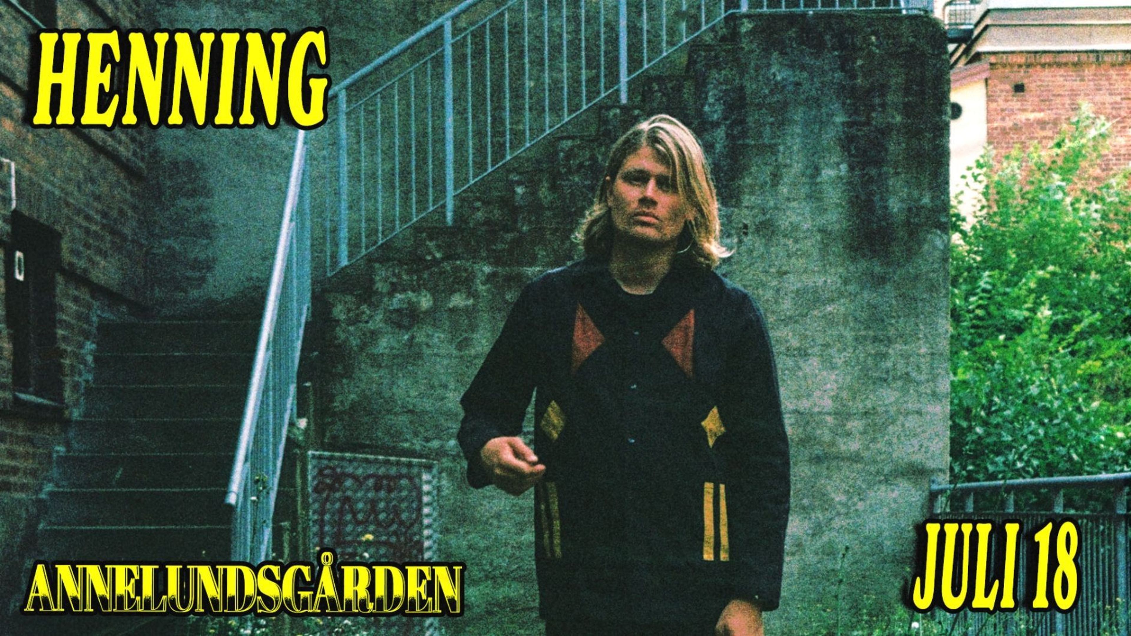 Promotional graphic for Henning