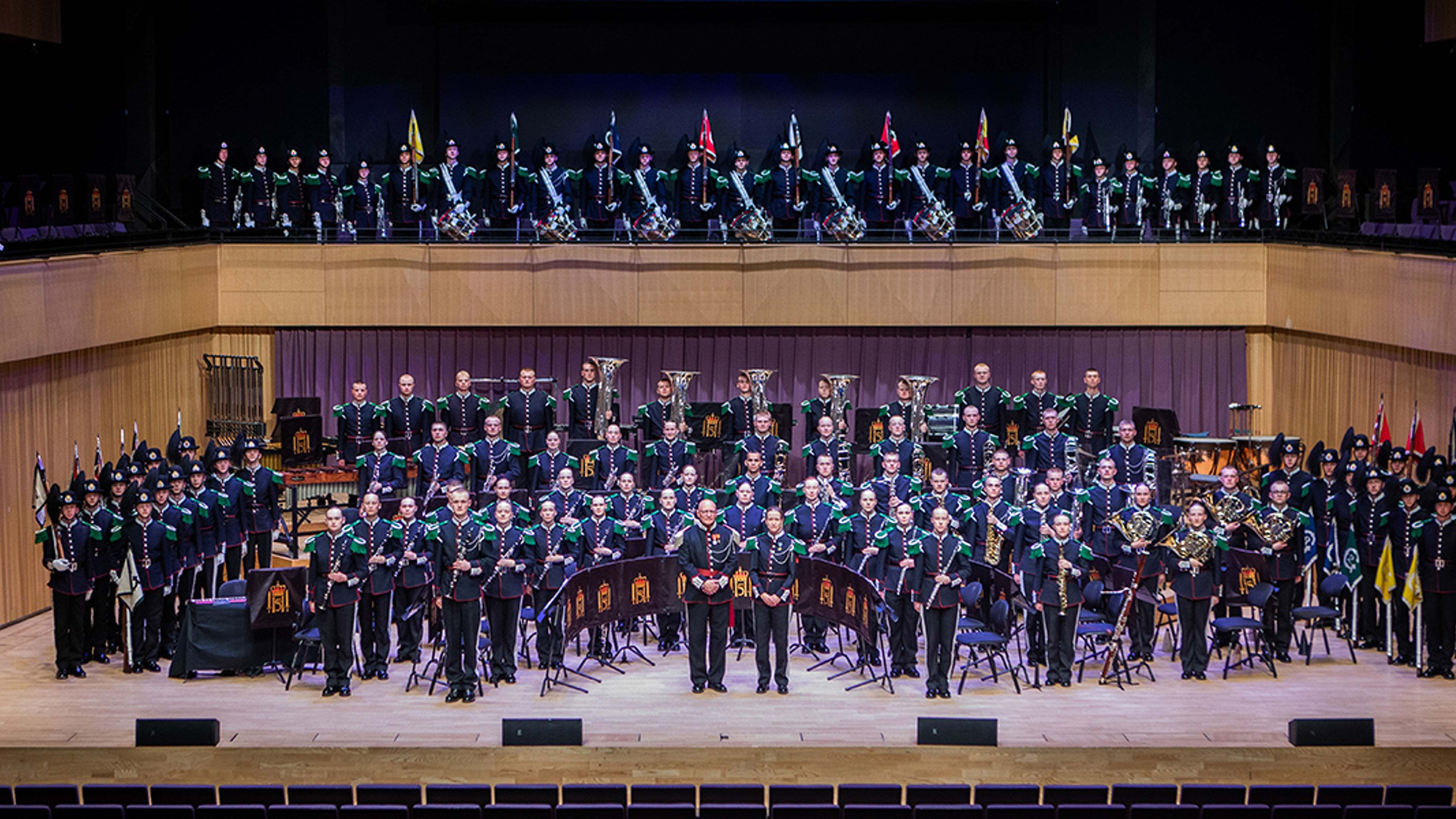 Promotional graphic for H.M Kongens Gardes Festkonsert