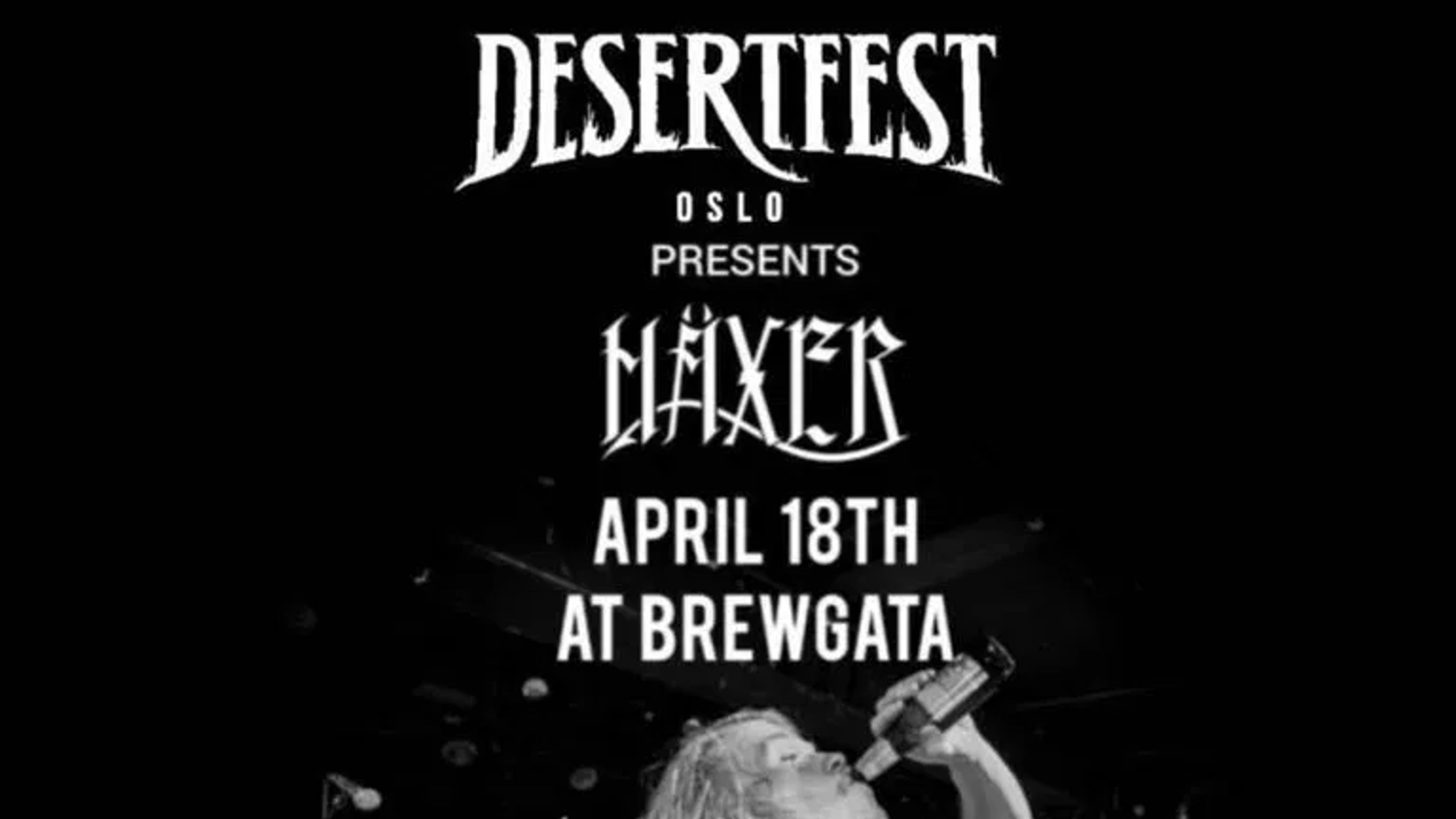 Promotional graphic for Häxer + Buskas 