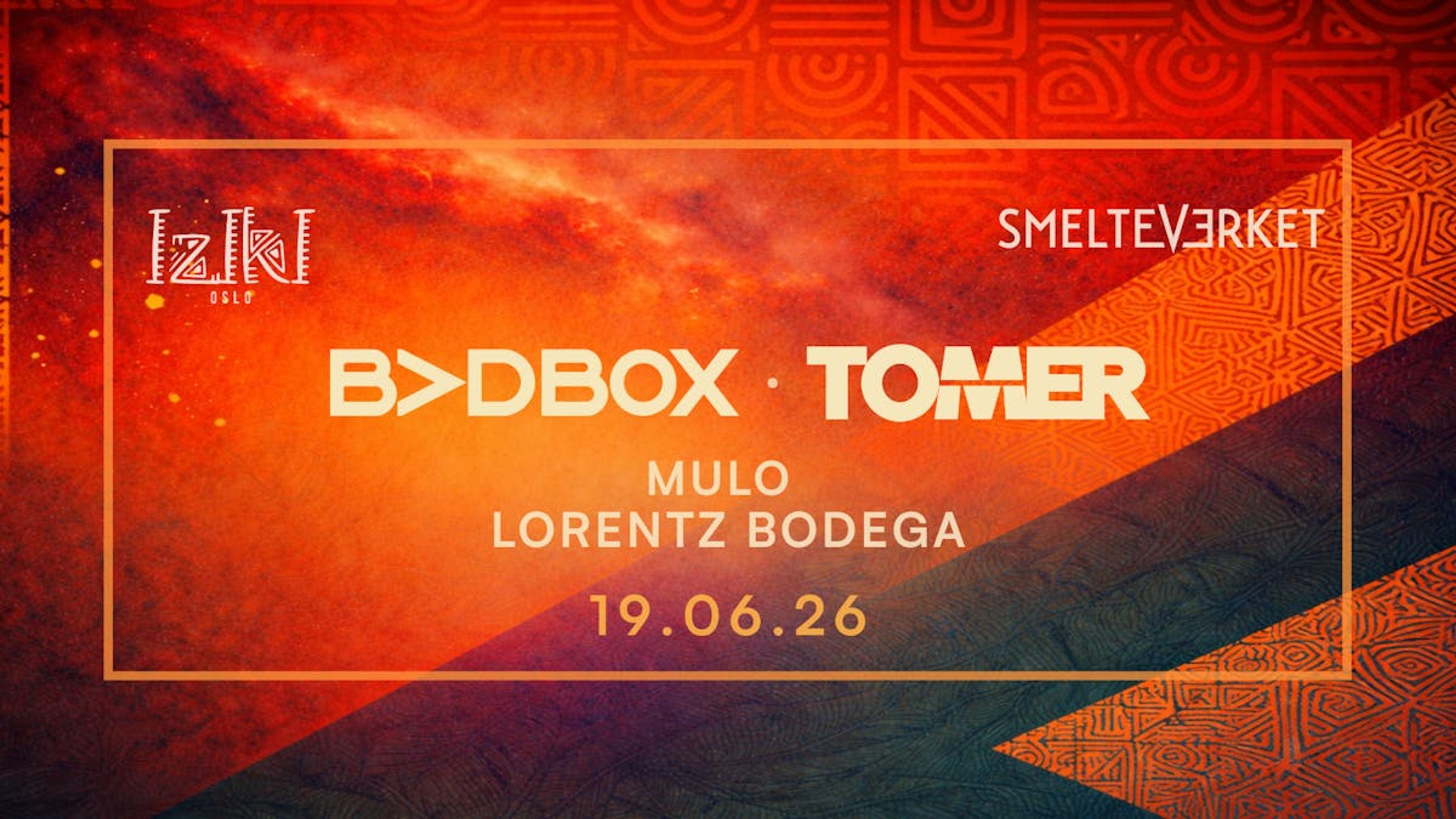 Promotiv grafikk for IZIKI x Smelteverket