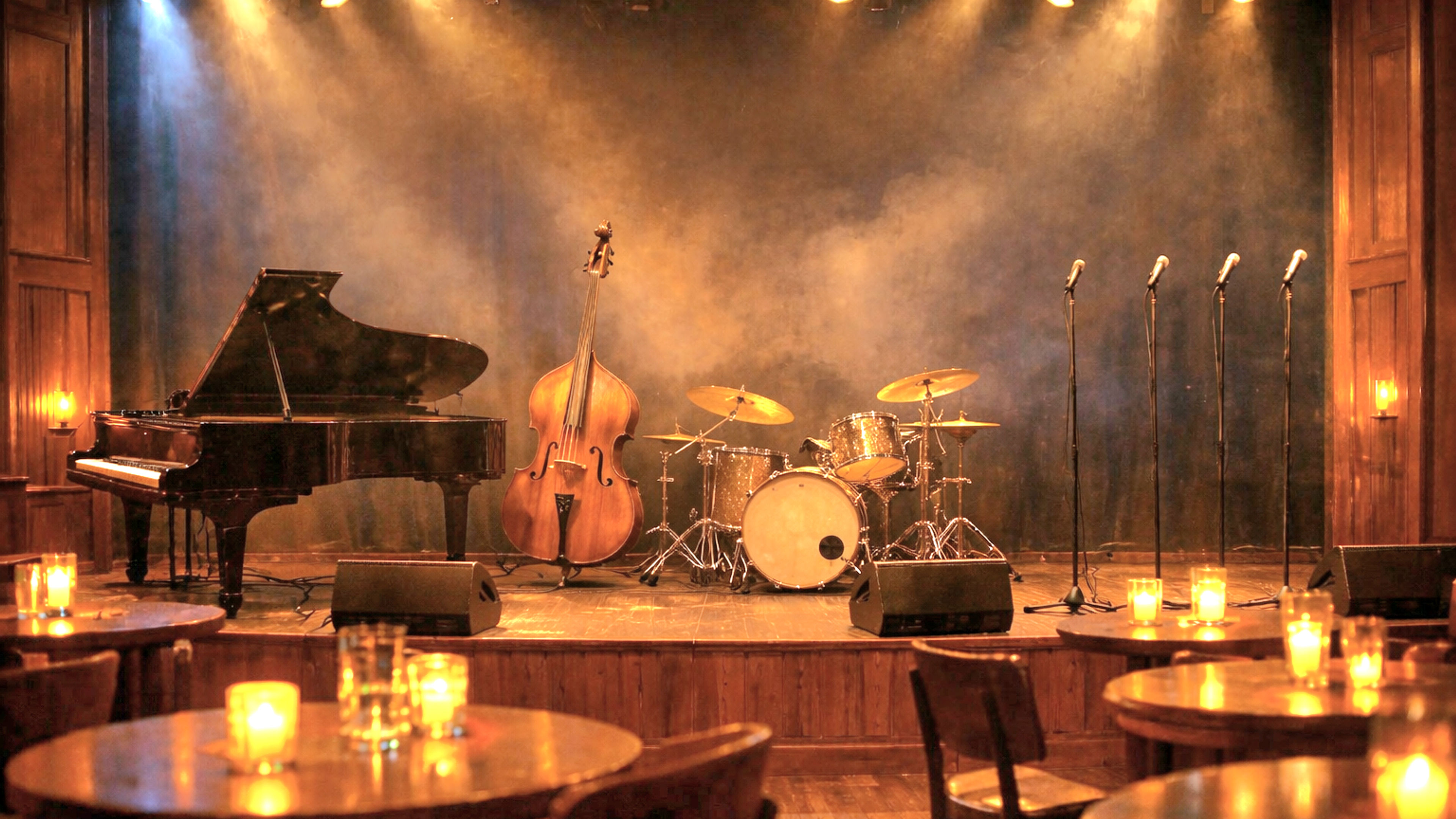 Promotional graphic for Jazzy Night med ØremaZZørene