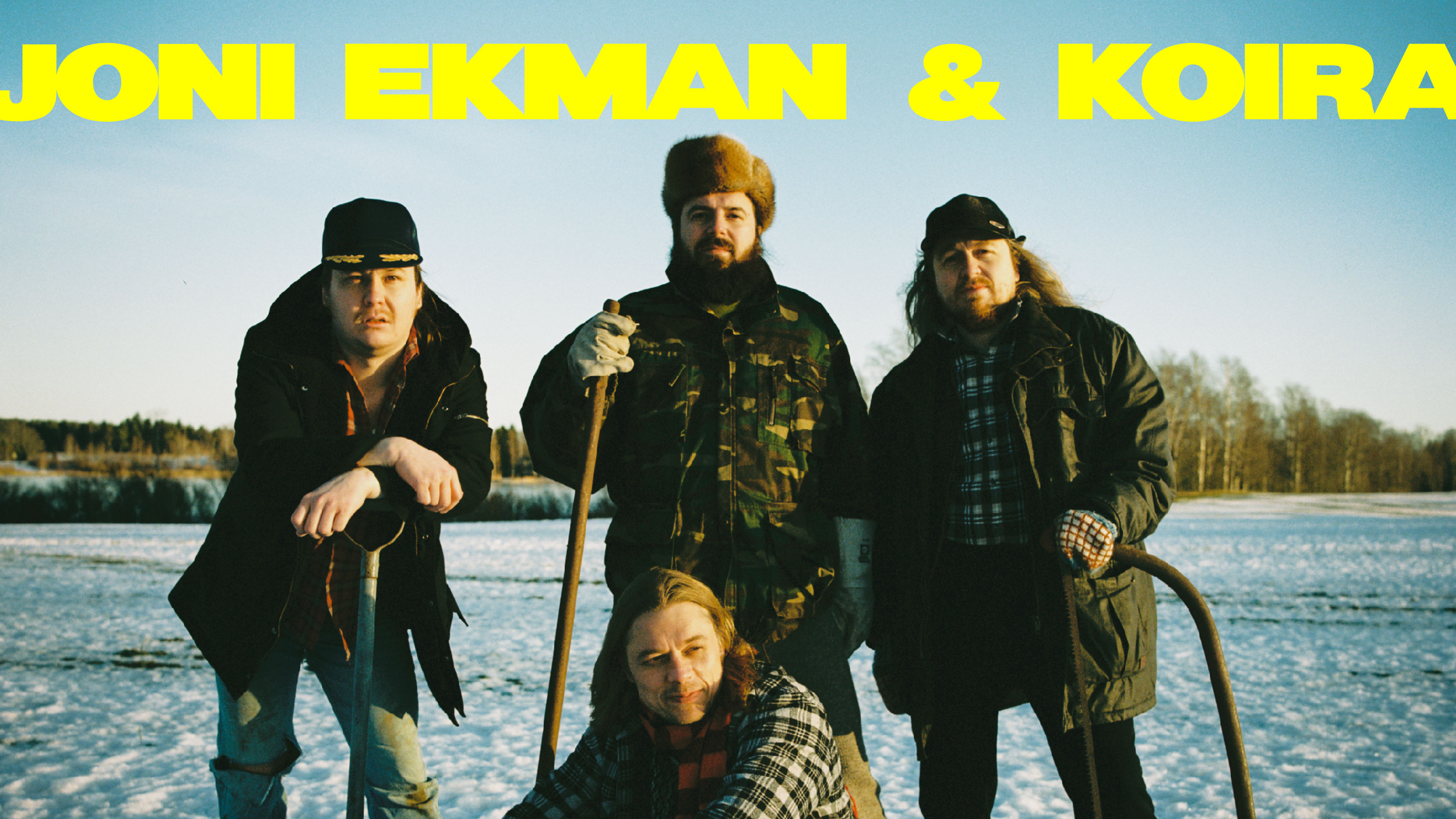 Promotional graphic for Joni Ekman & Koira