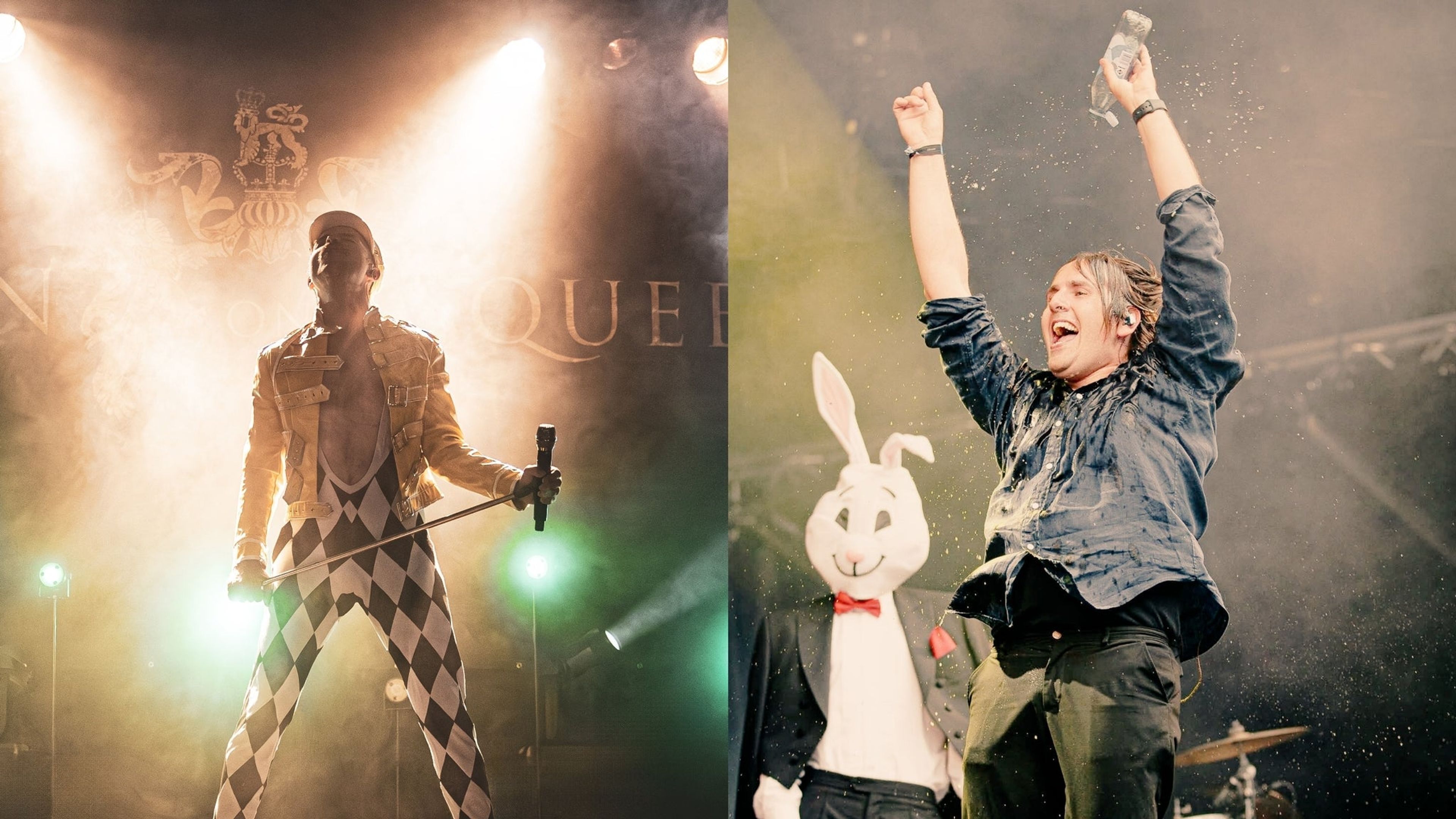 Promotional graphic for Keen on Queen + De Vilde Kaniner