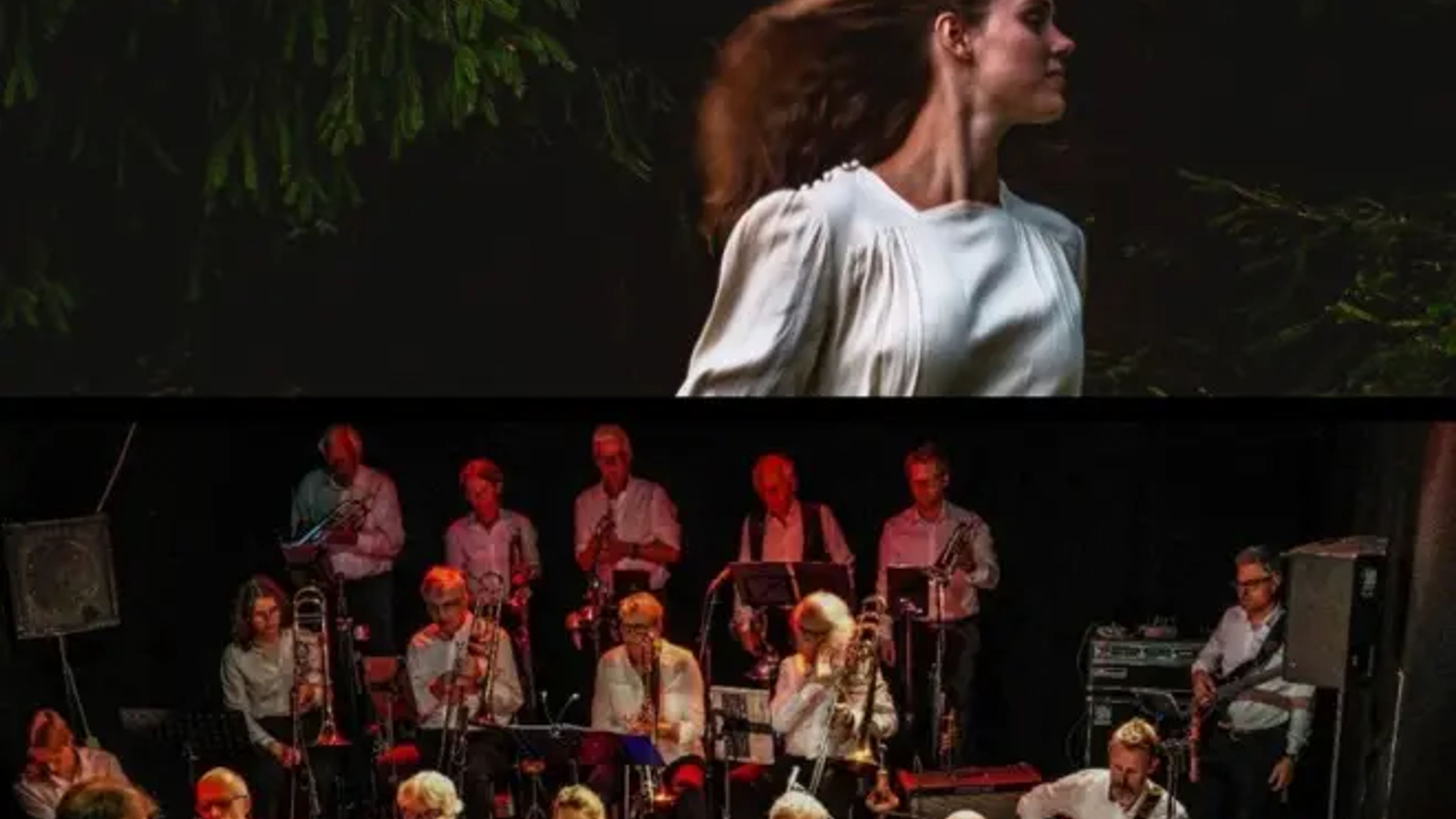 Promotional graphic for Kongsberg Storband / Reidun Ottersen Kvartett // Jazzevidence