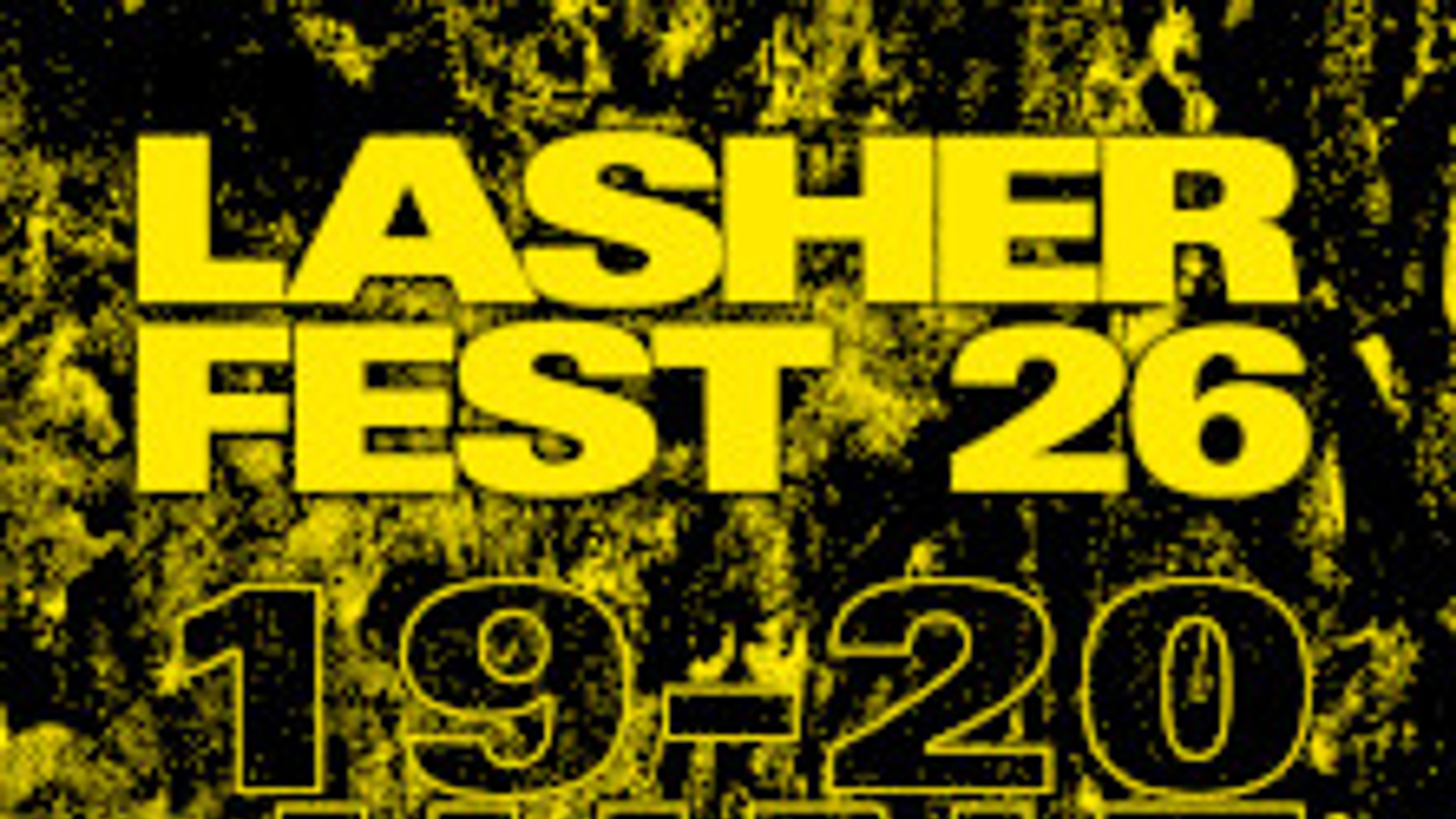 Promotional graphic for Lasher Fest 26