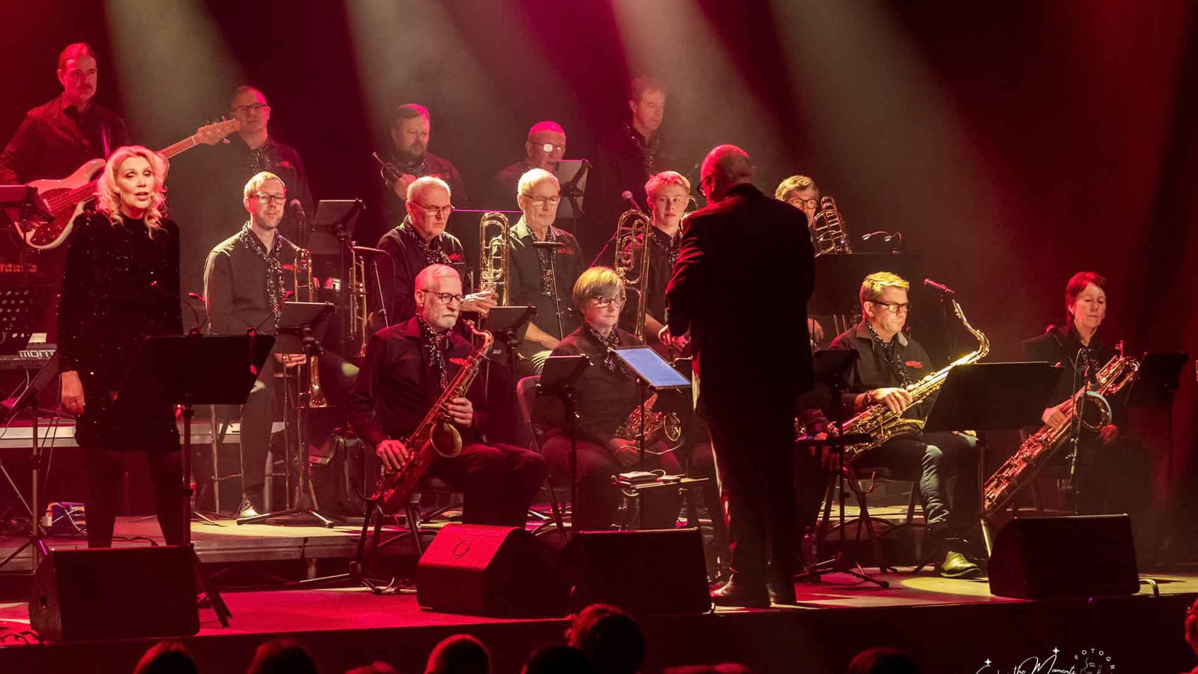 Promotional graphic for Lørdagsjazzen: Storbandet Fokus 