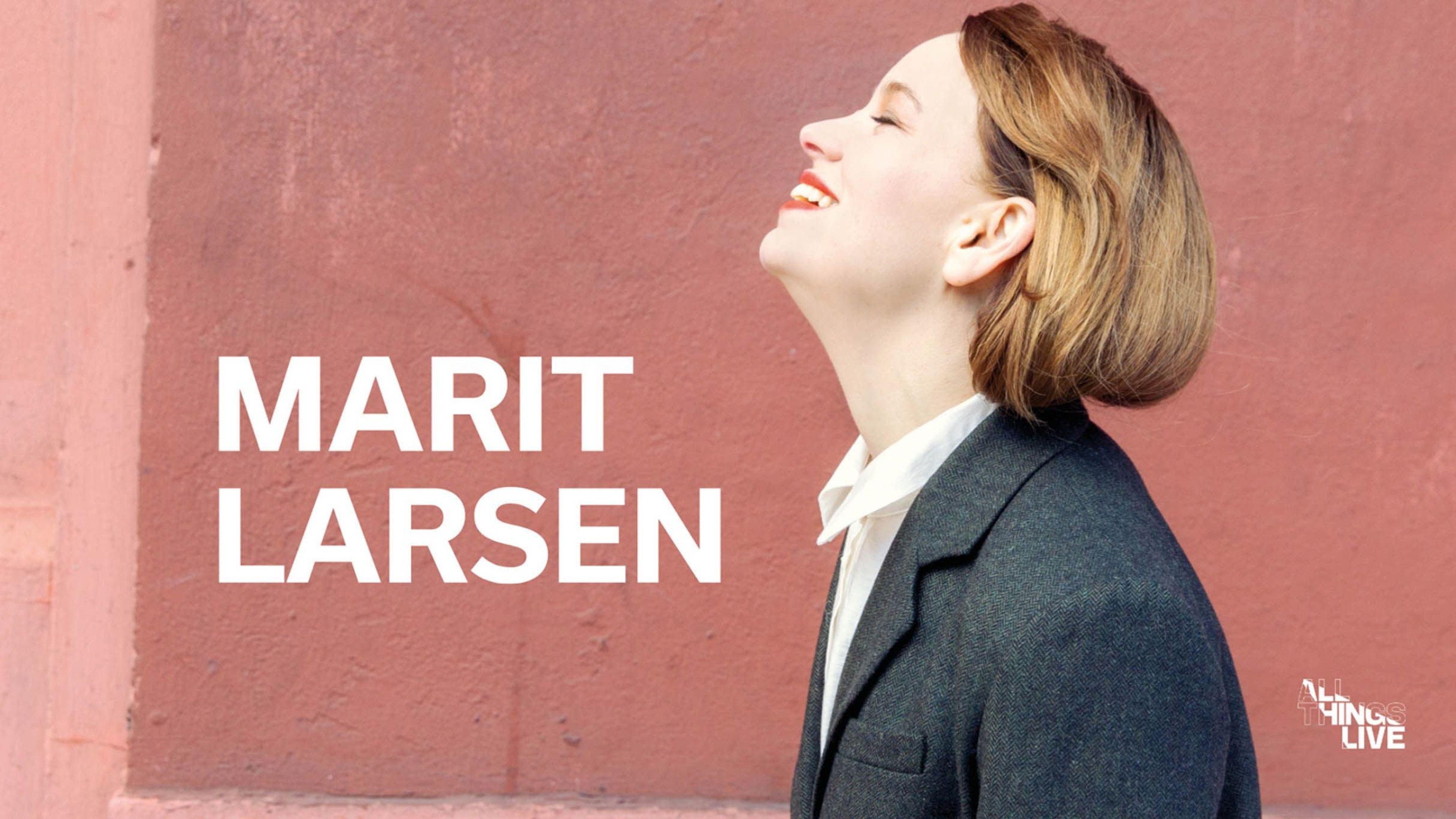 Promotional graphic for Marit Larsen