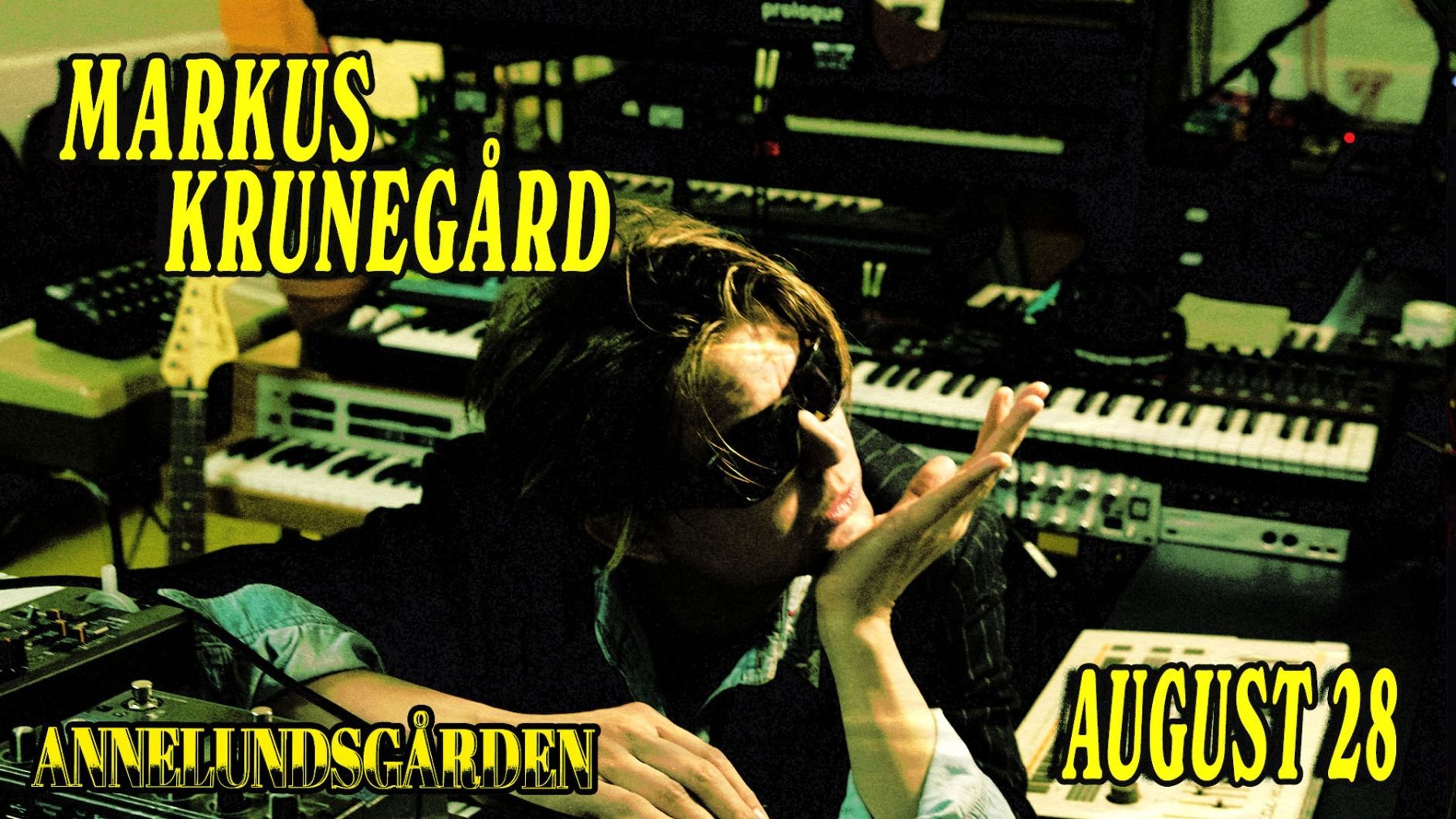 Promotional graphic for Markus Krunegård