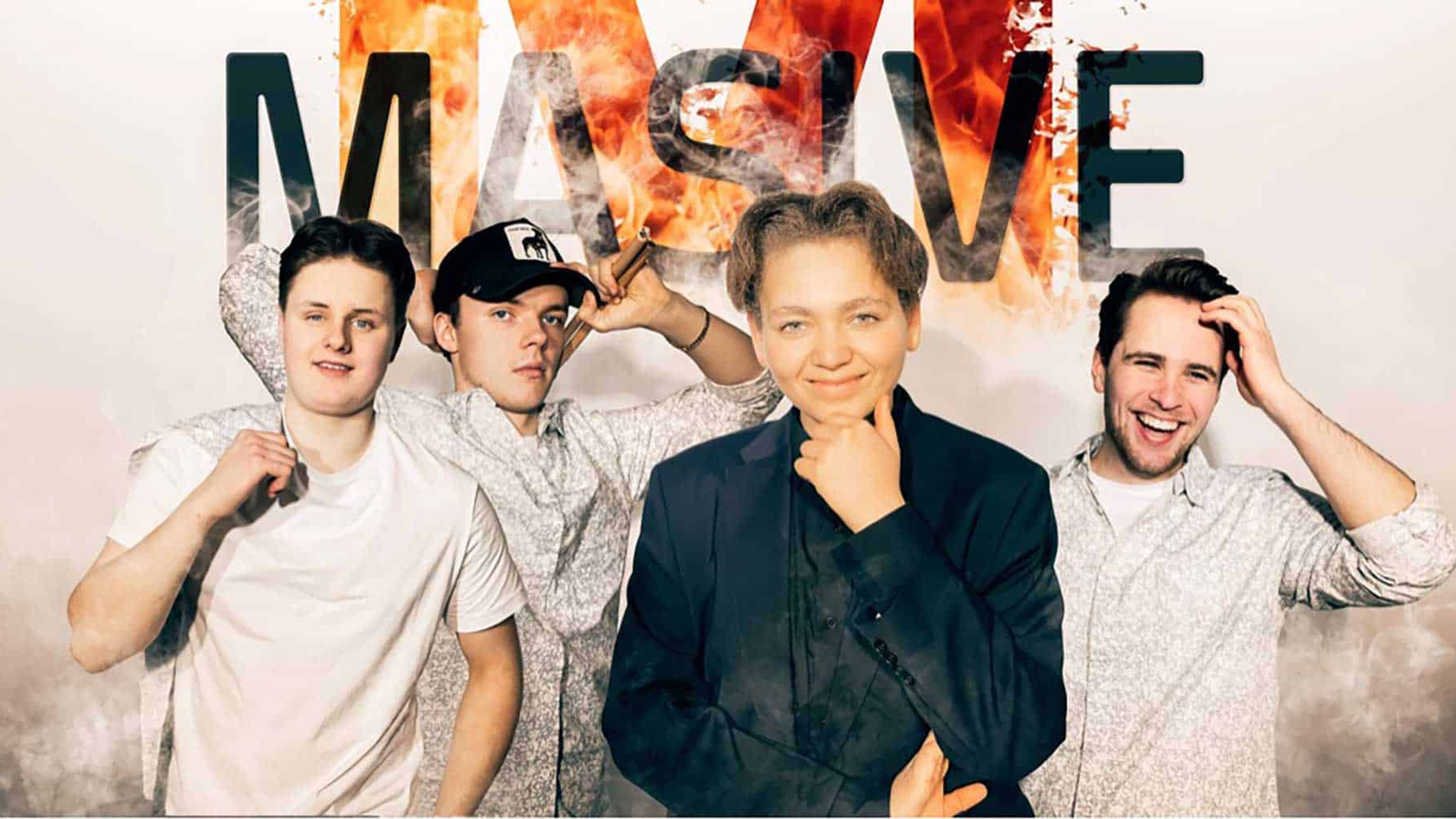 Promotional graphic for MASIVE - Bakgården 