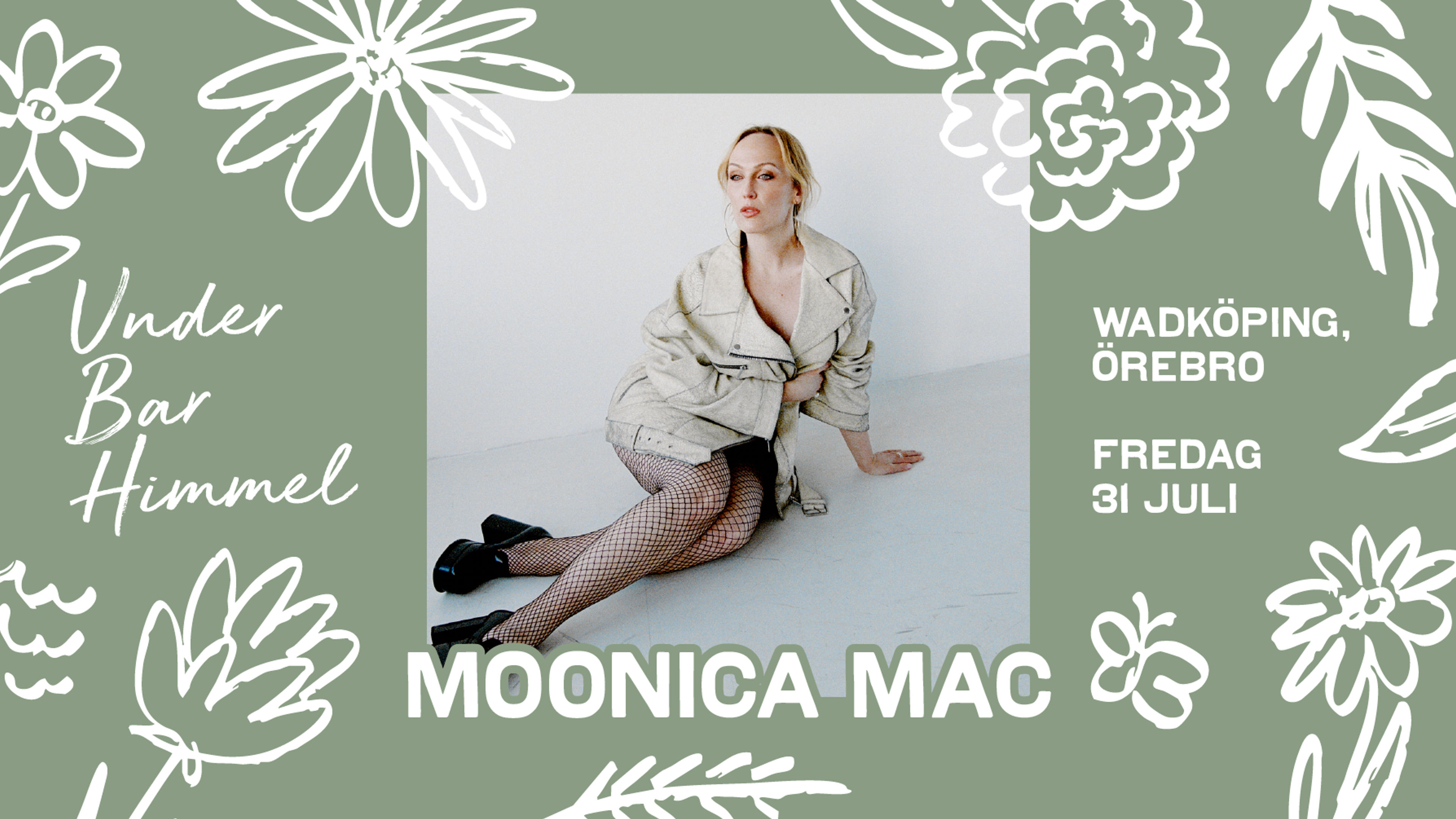 Promotional graphic for Moonica Mac | Under Bar Himmel