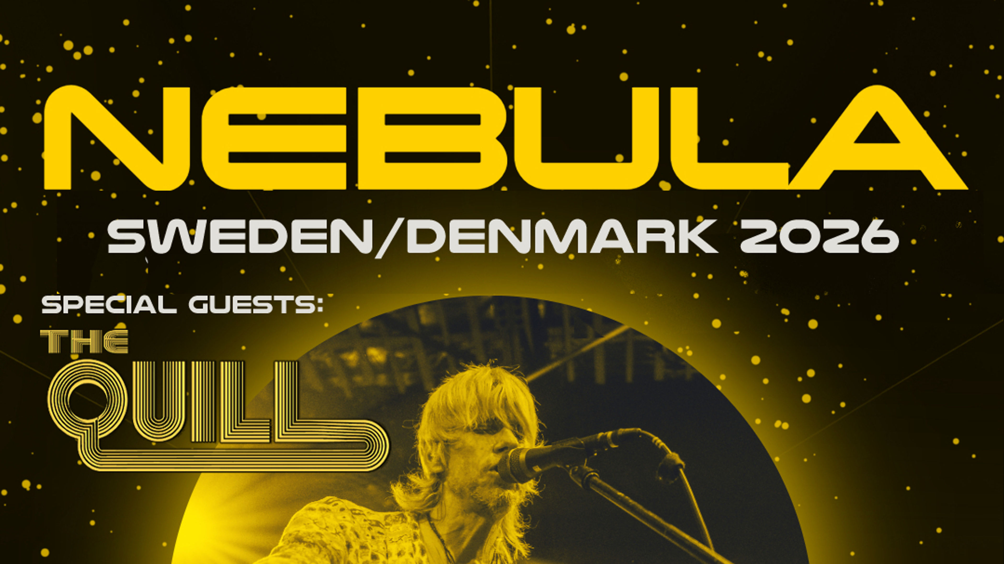 Promotional graphic for Nebula + The Quill | Kollektivet Livet