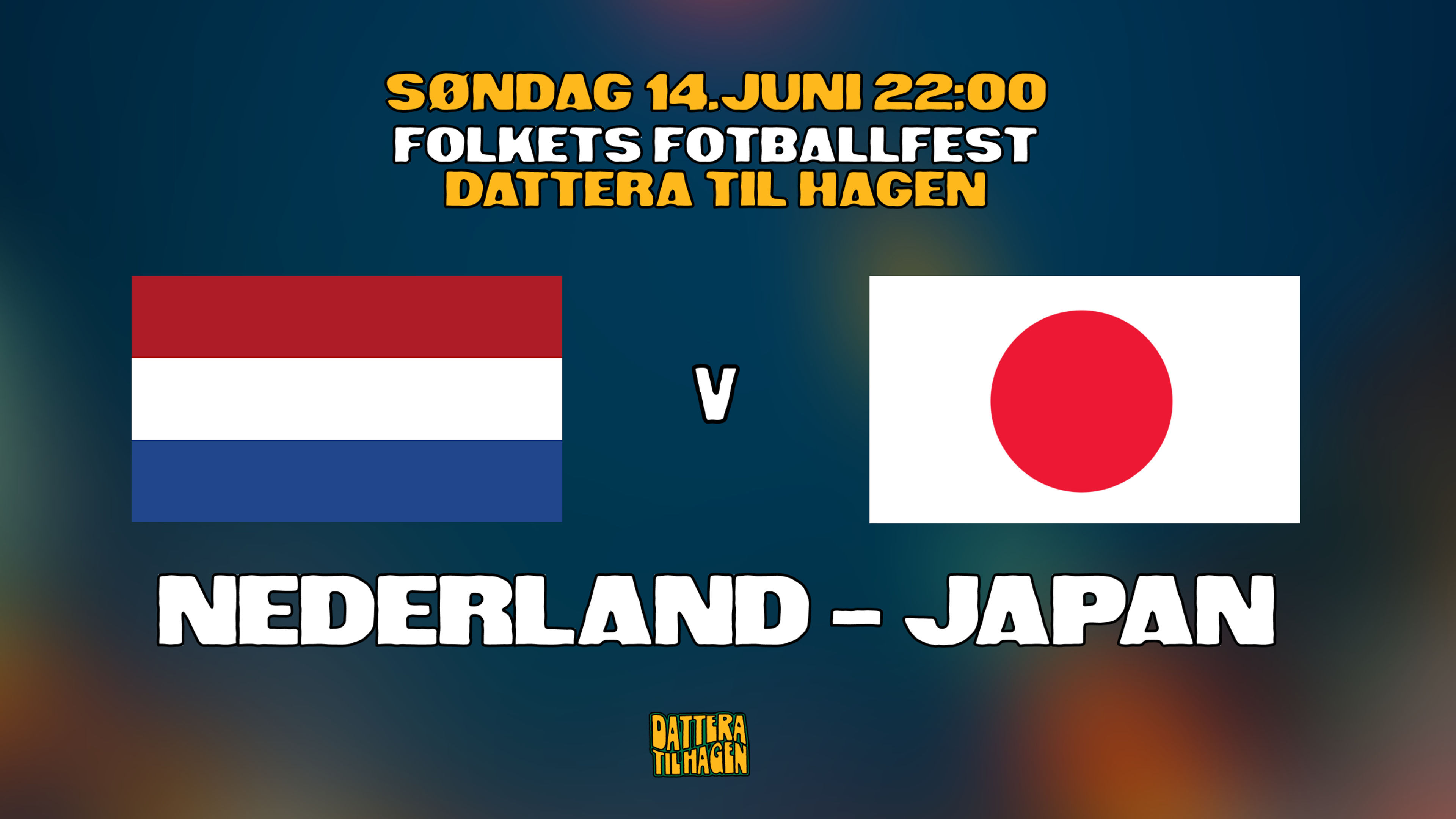 Promotional graphic for NEDERLAND – JAPAN 🇳🇱🇯🇵