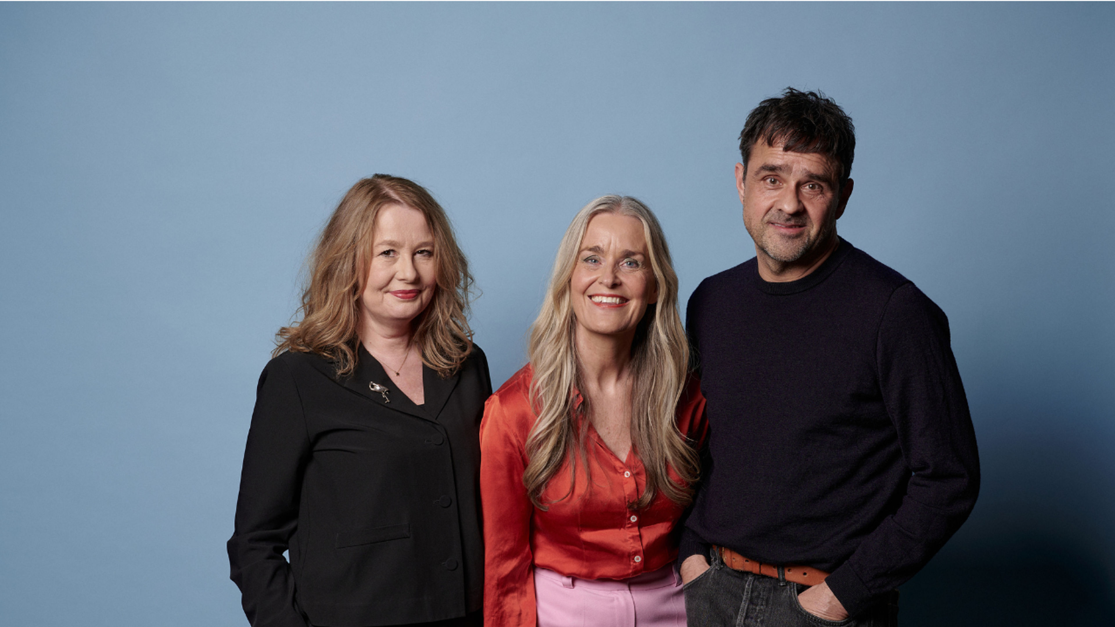 Promotional graphic for Norsken, svensken og dansken LIVE PODCAST