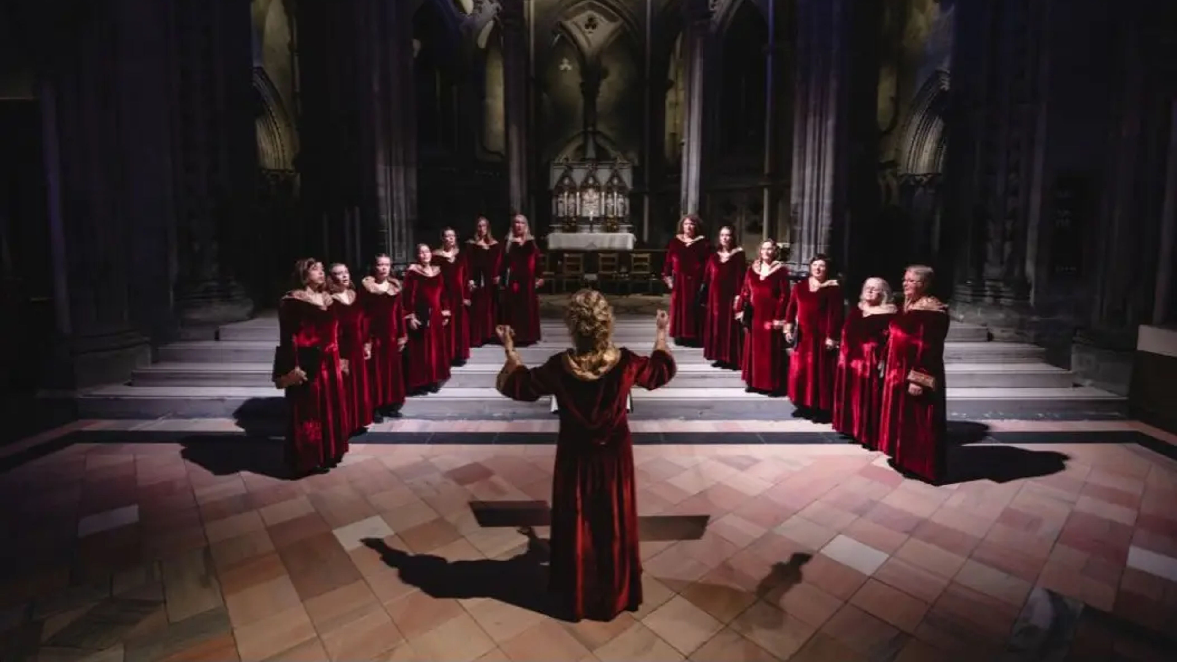 Promotional graphic for Orgelklang I Katedralen - Brita Sjöberg og Schola Sanctae Sunnivae