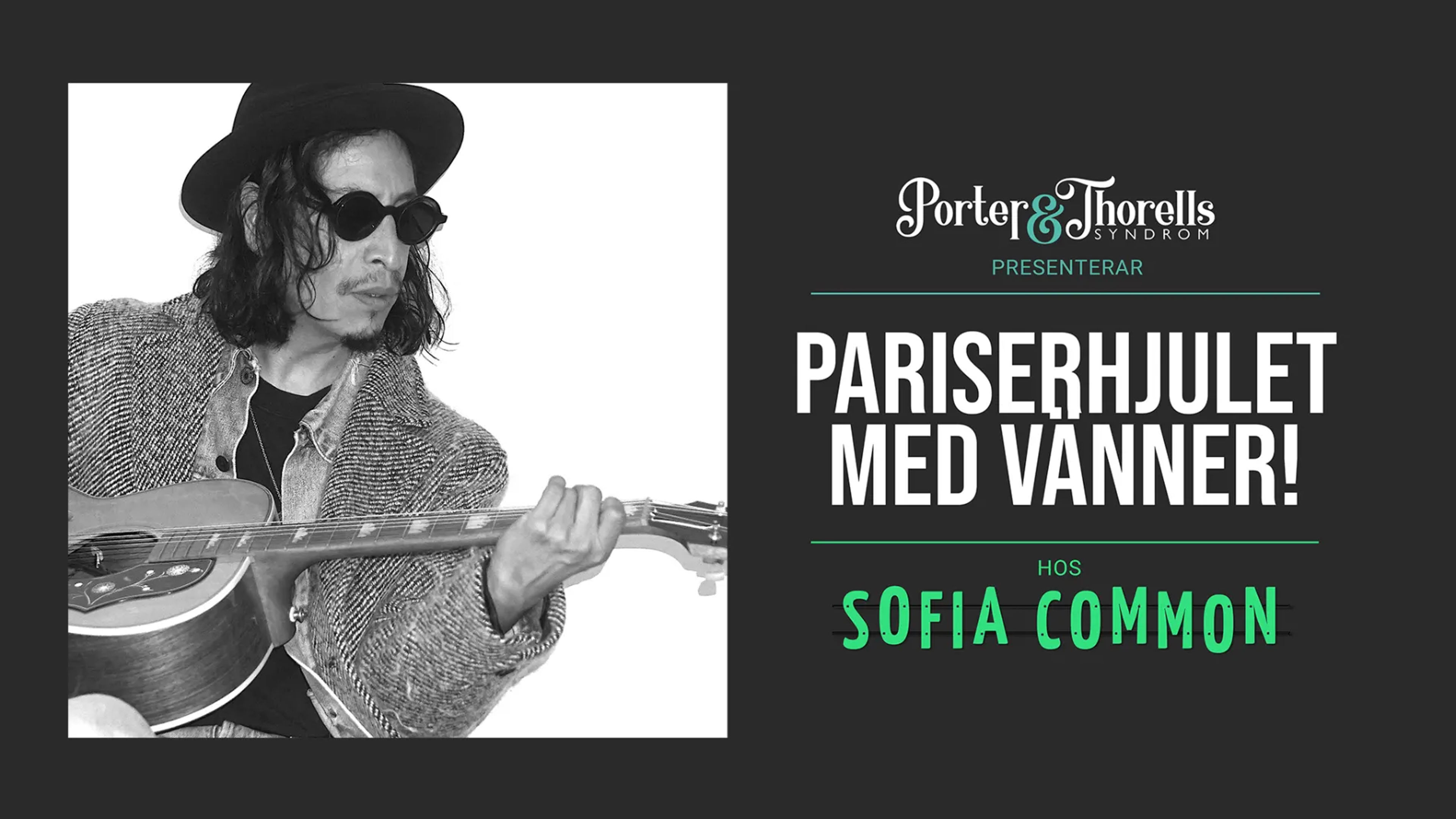 Promotional graphic for PARISERHJULET med VÄNNER!