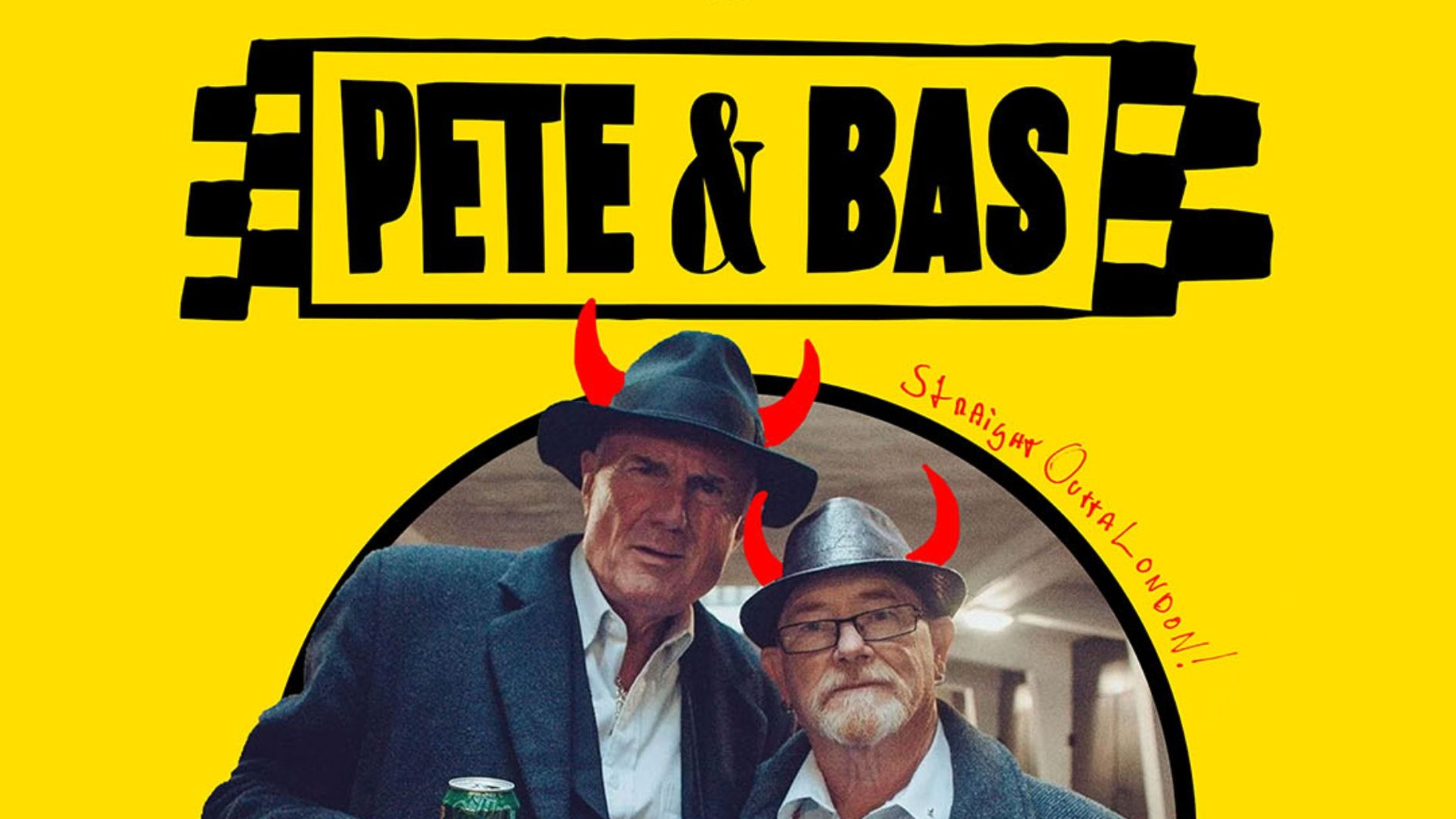Promotional graphic for Pete & Bas 