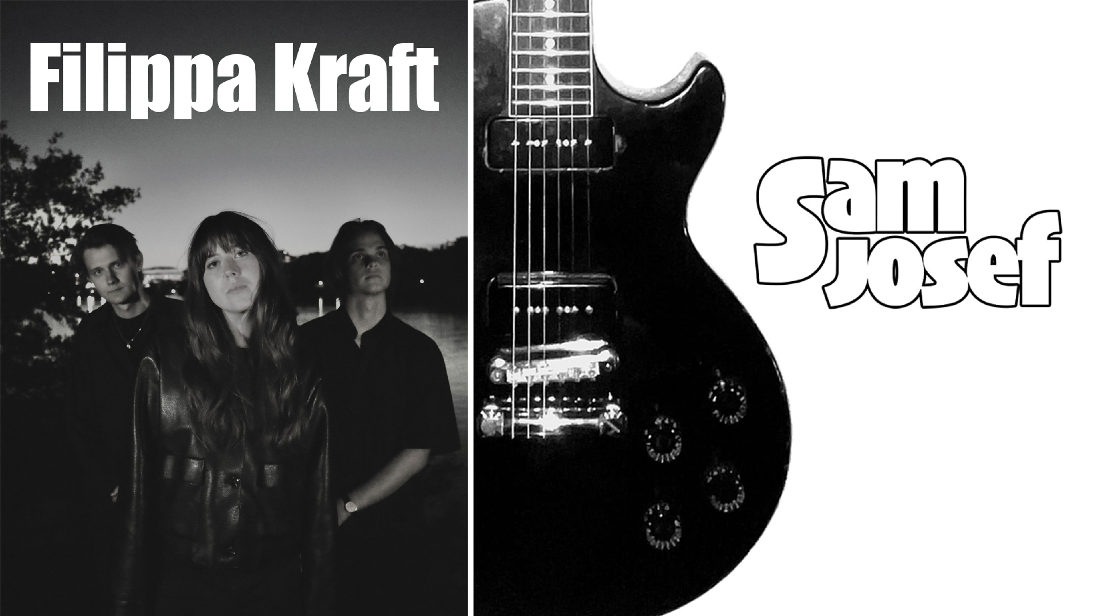 Promotional graphic for Sam Josef Band + Filippa Kraft Band