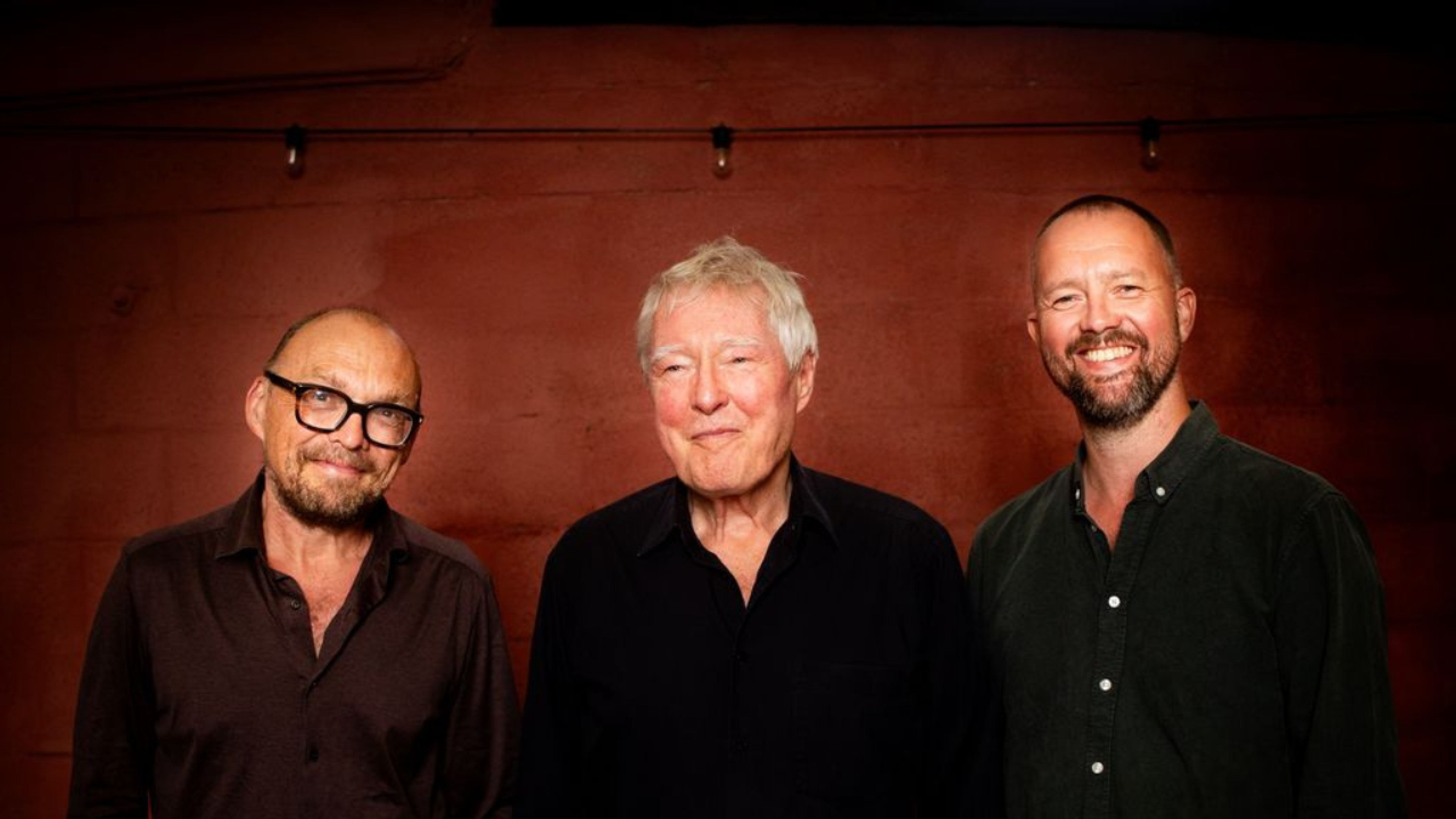 Promotional graphic for Sildajazz: Bugge Wesseltoft/Arild Andersen/Gard Nilssen