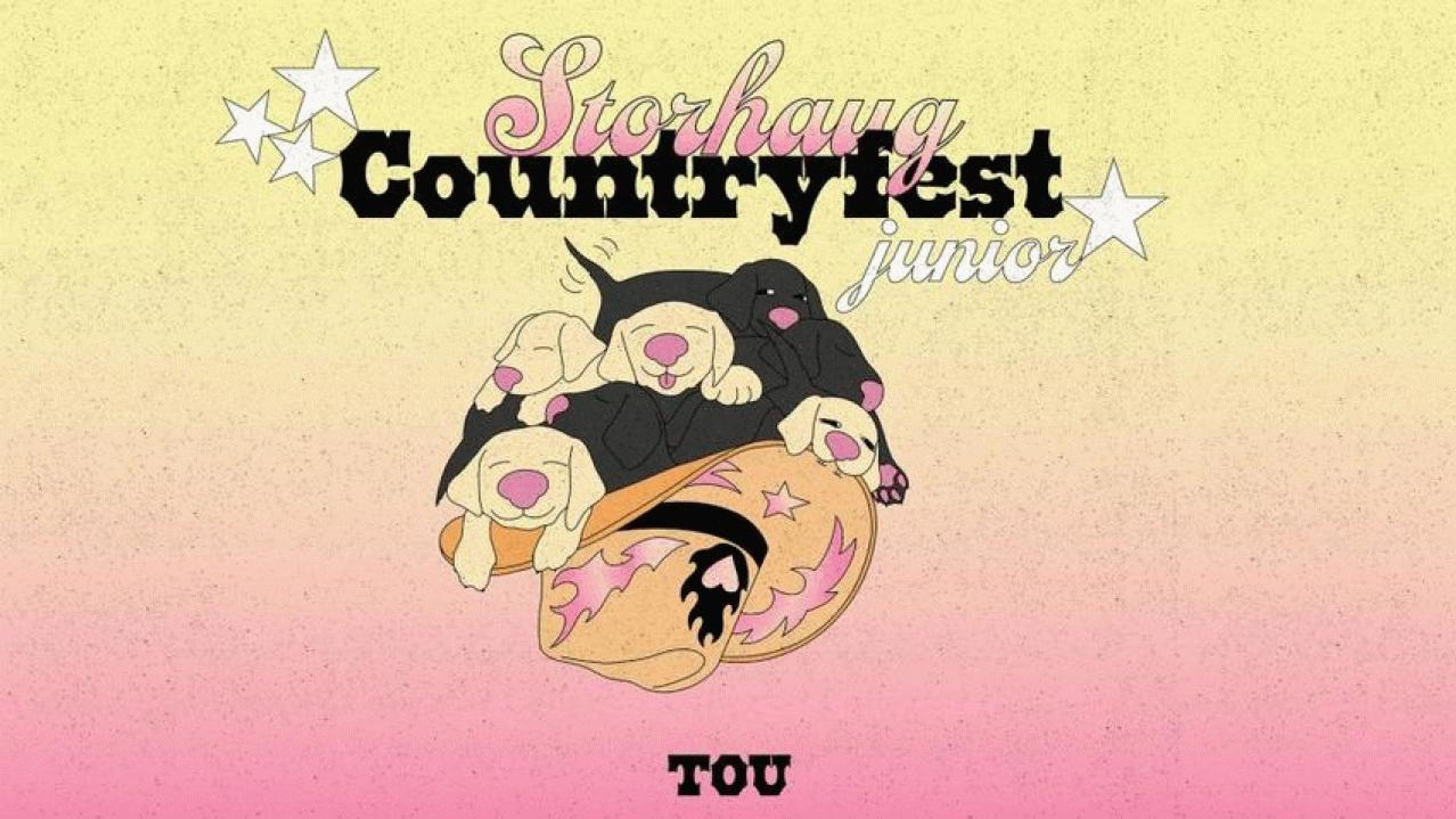Promotiv grafikk for Storhaug countryfest - Junior!