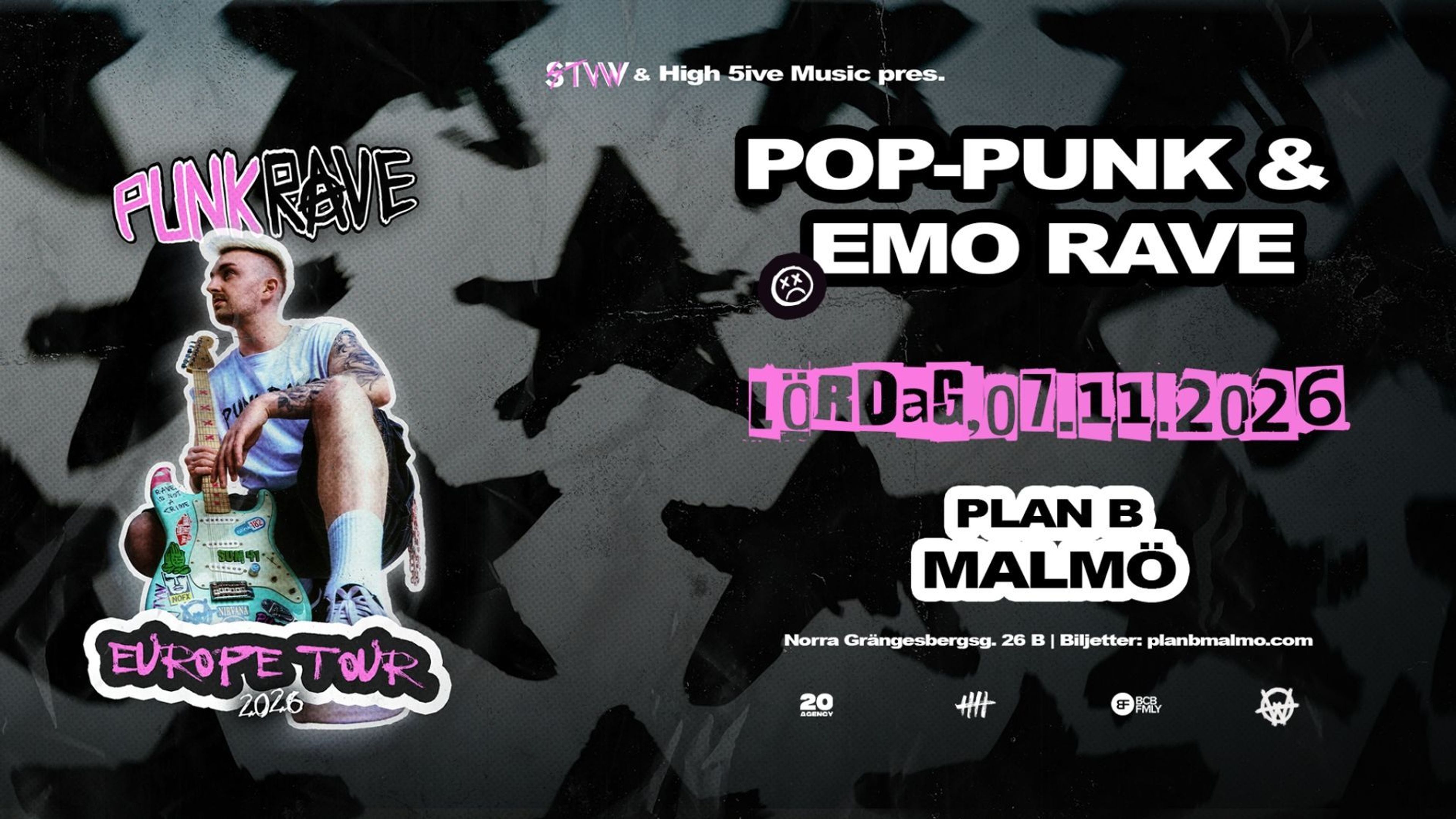 Promotional graphic for STVW Punk Rave 