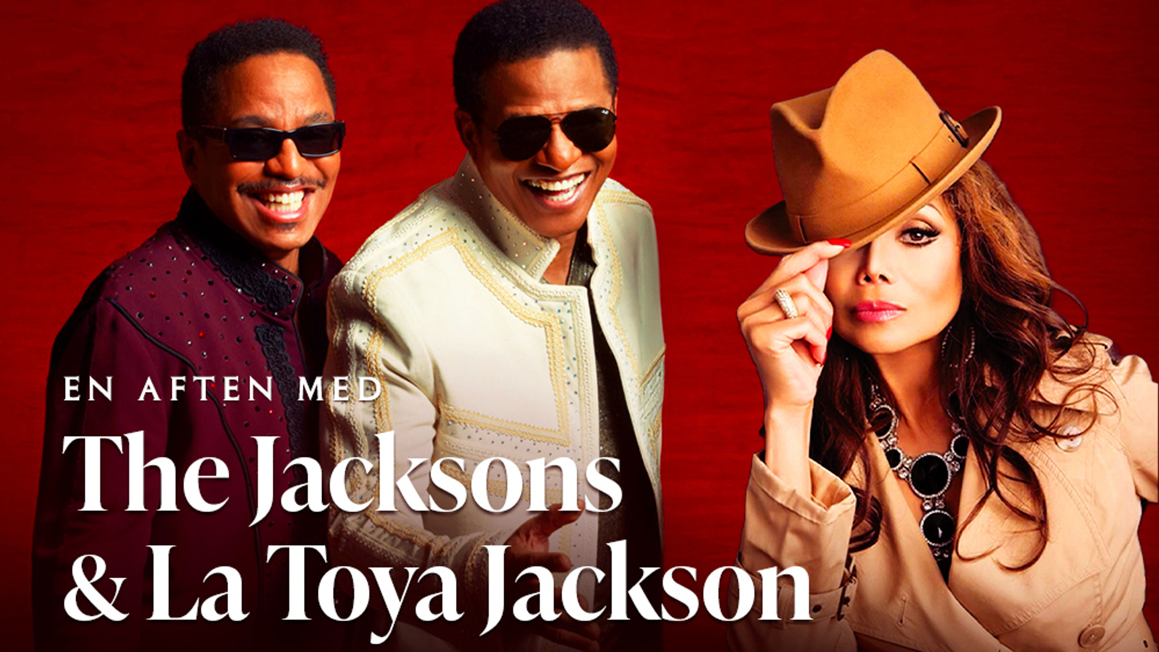 Promotional graphic for The Jacksons & La Toya Jackson