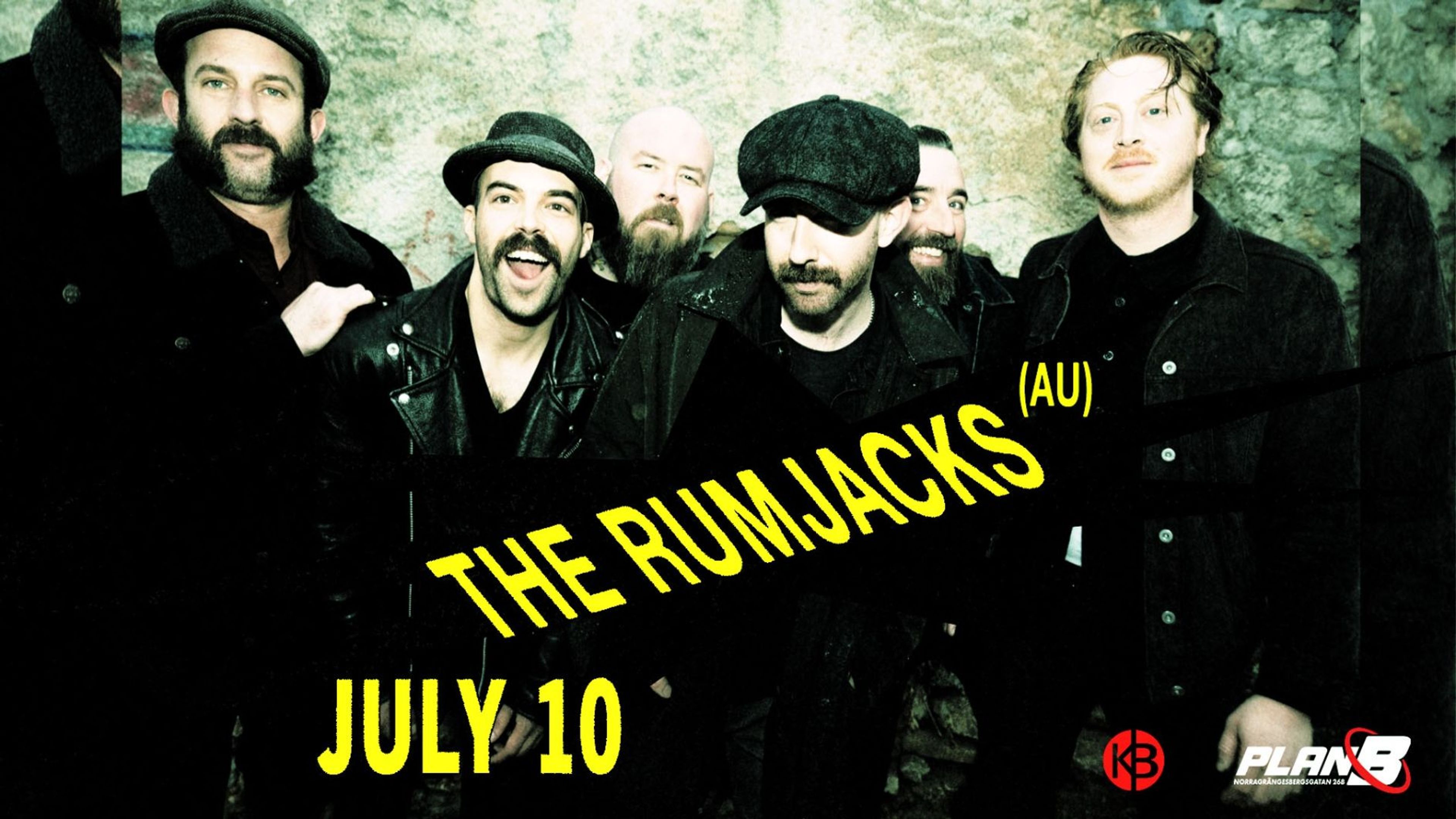 Promotional graphic for The Rumjacks (AU)