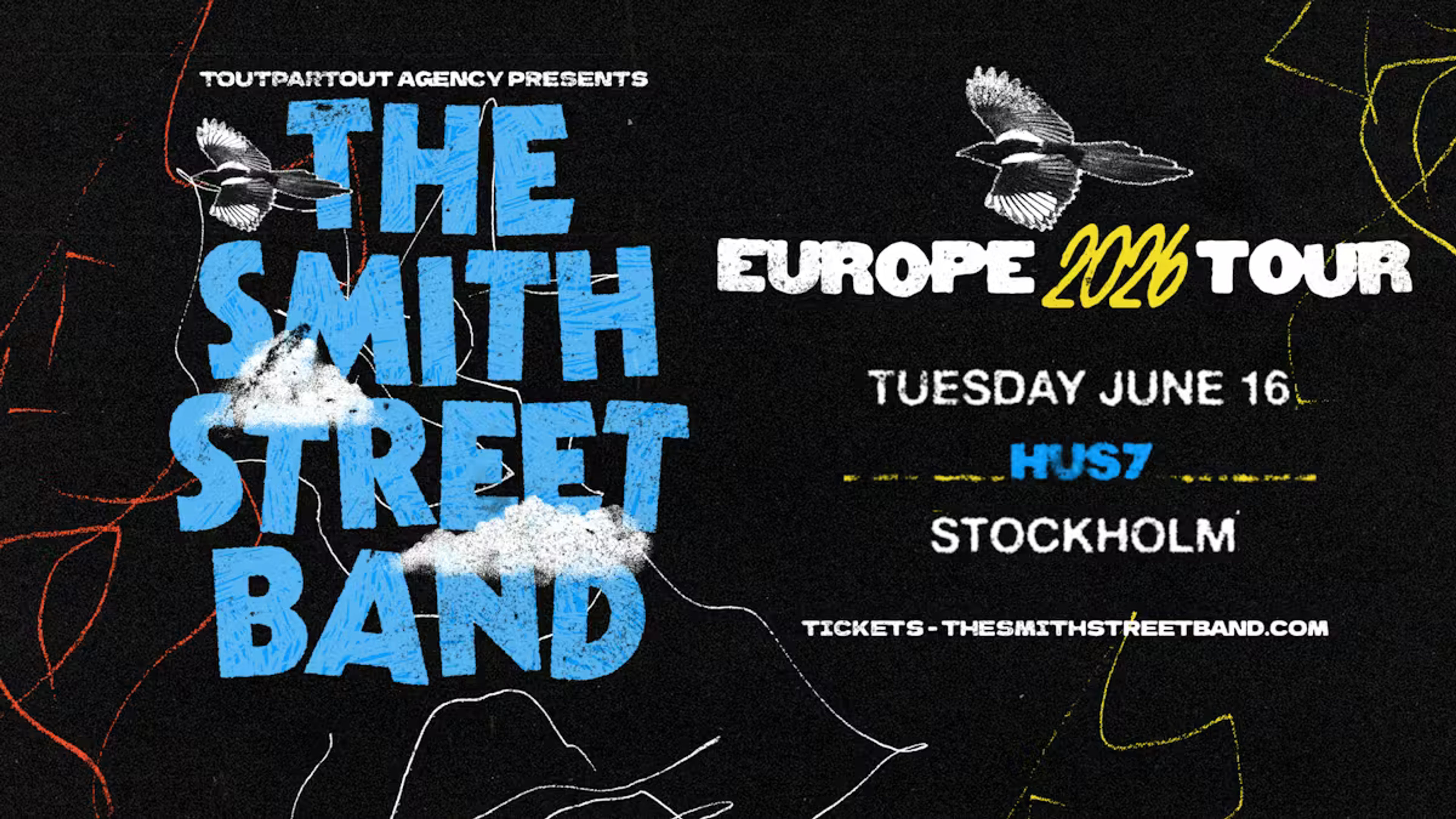 Promotional graphic for The Smith Street Band 
