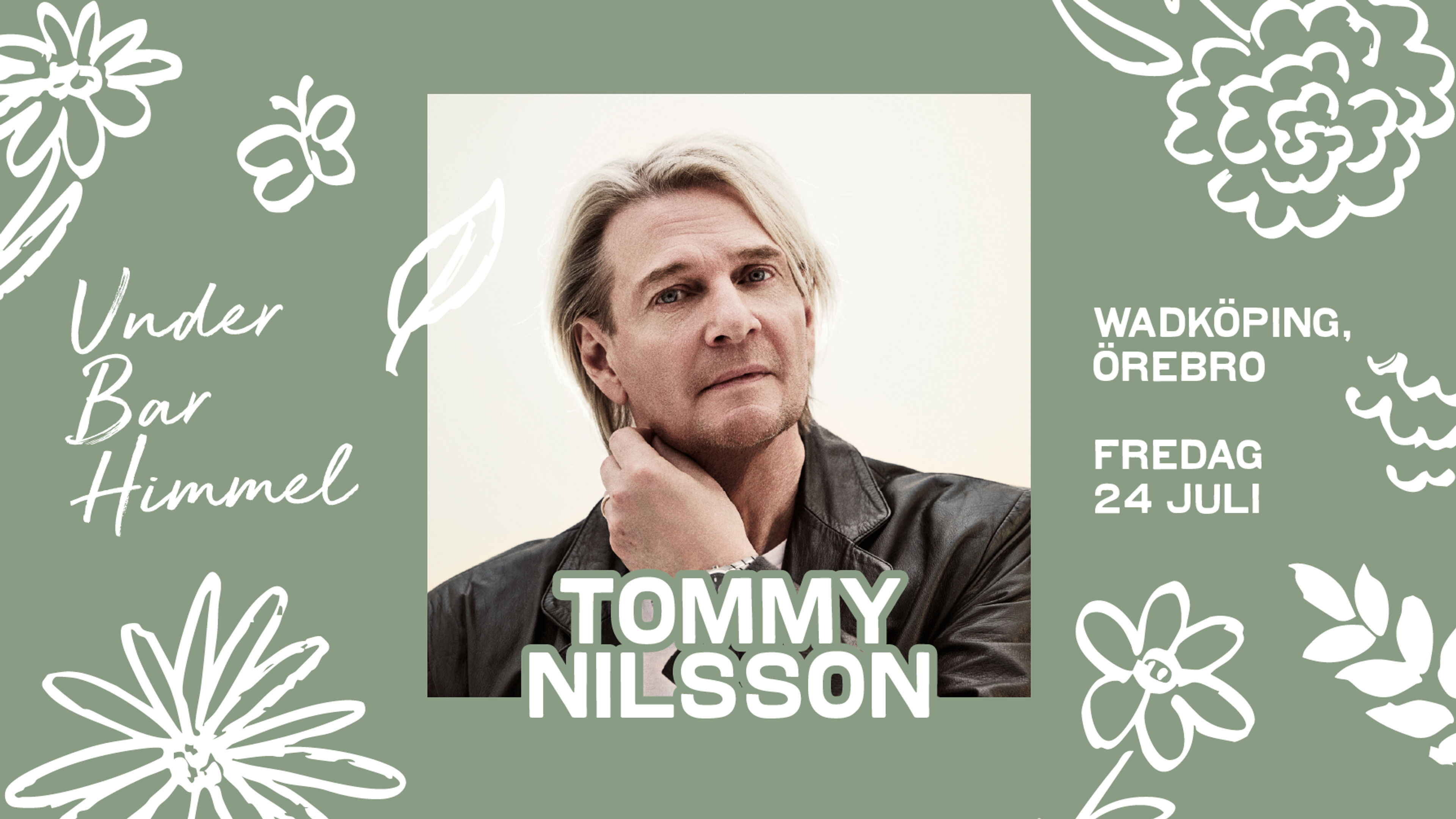 Promotional graphic for Tommy Nilsson | Under Bar Himmel