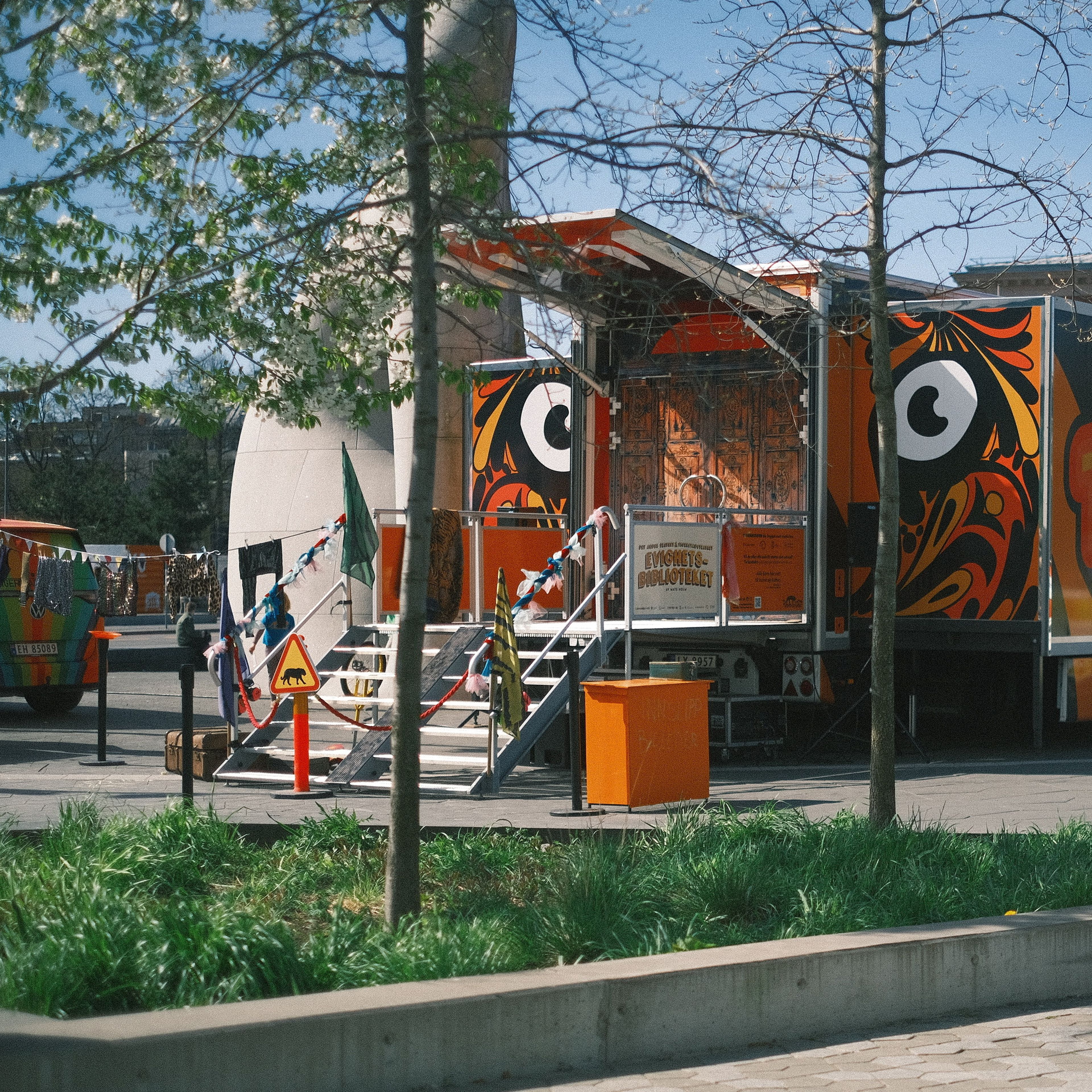Omvisning i Tigerbussen – et kulturhus på hjul!