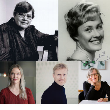 Flygelserien: To pianister, to biografier - Liv Glaser og Eva Knardahl