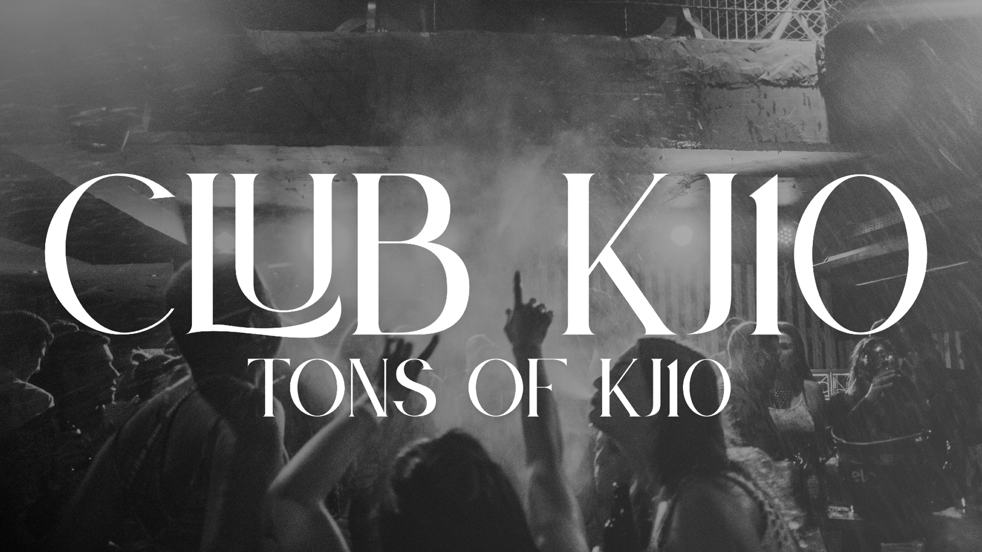 Promotional graphic for Club KJ10