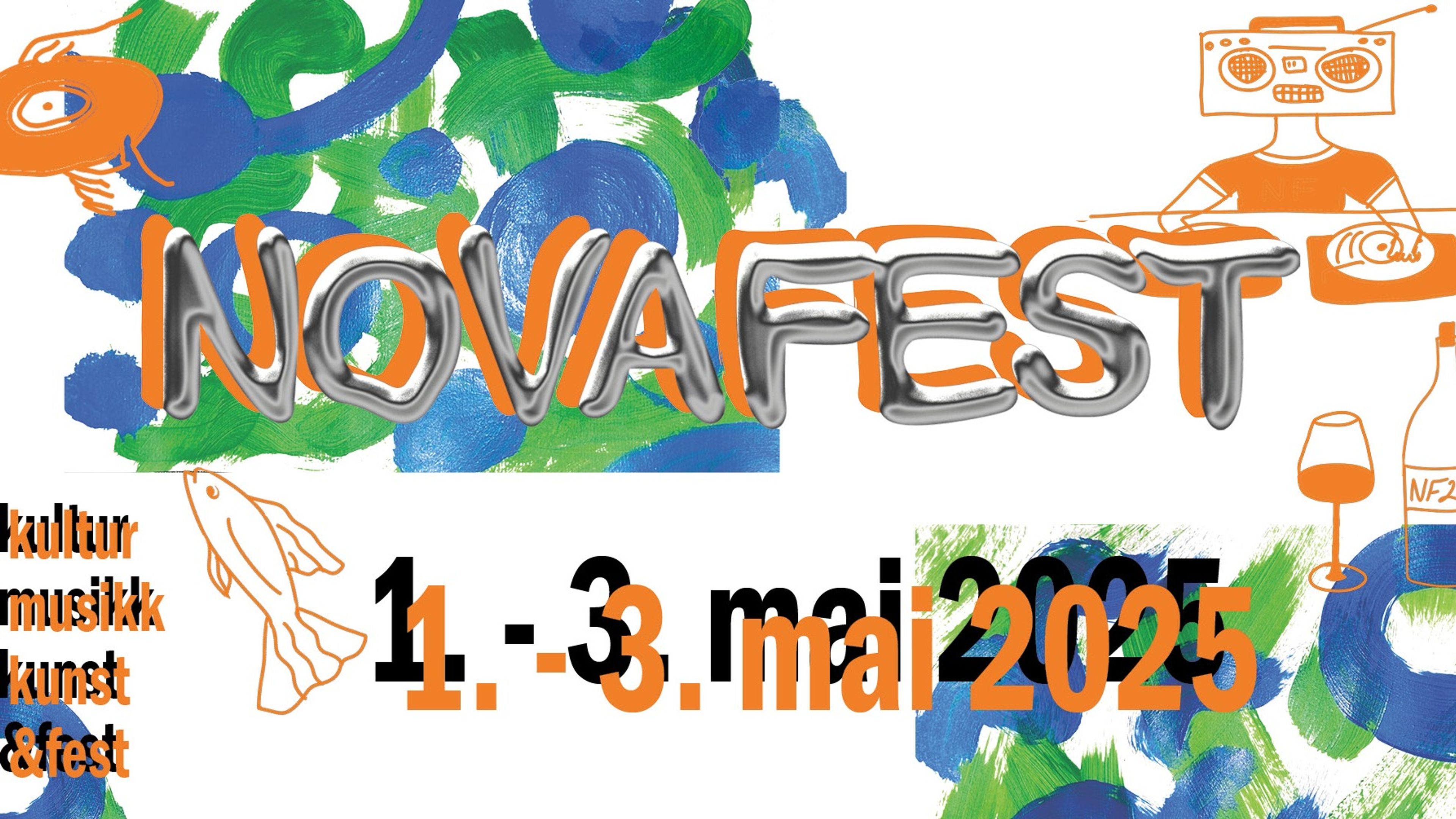 Promotional graphic for Novafest - Hausmania