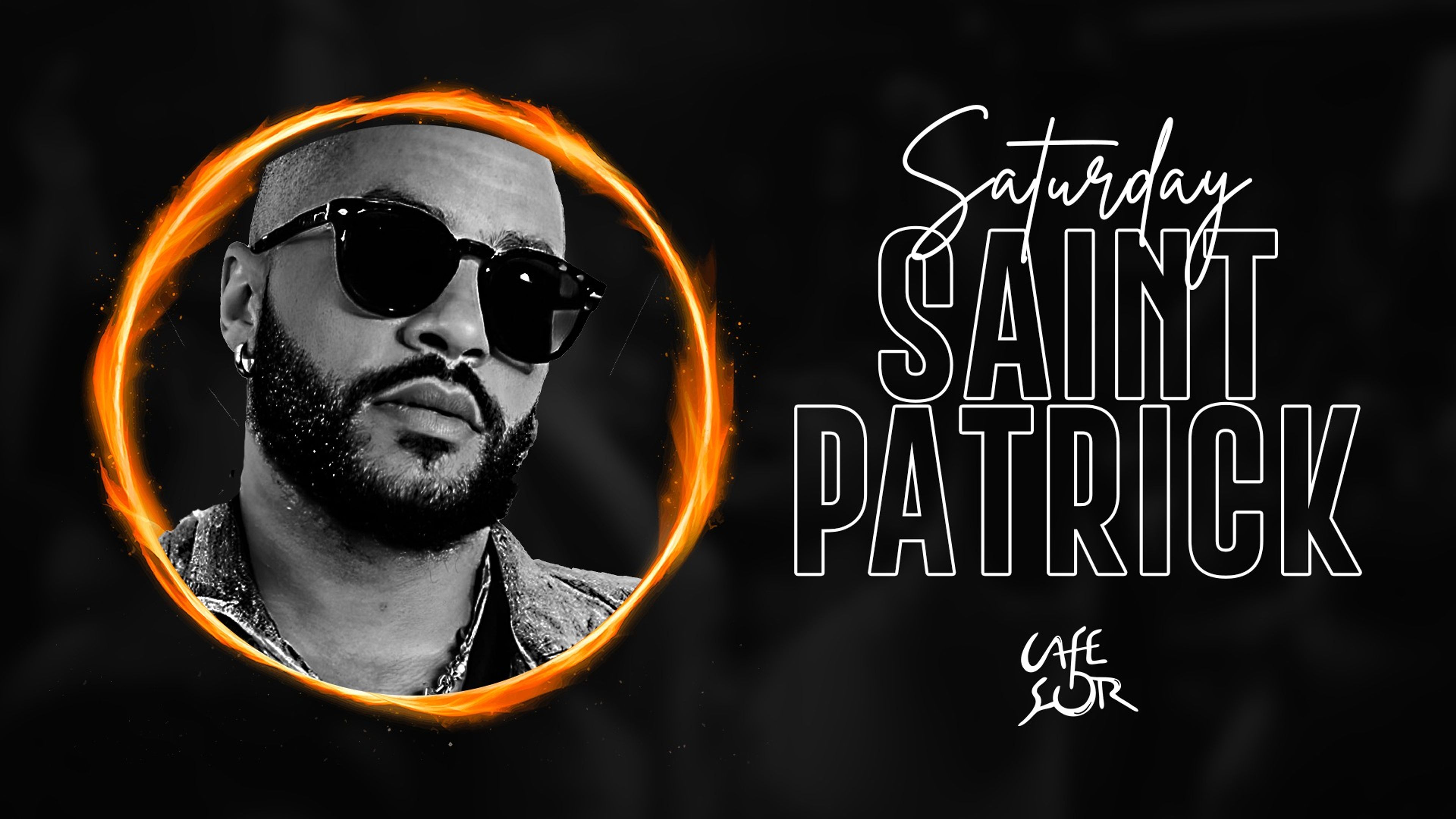 Promotional graphic for CLUB NIGHT // DJ ST-PATRICK 