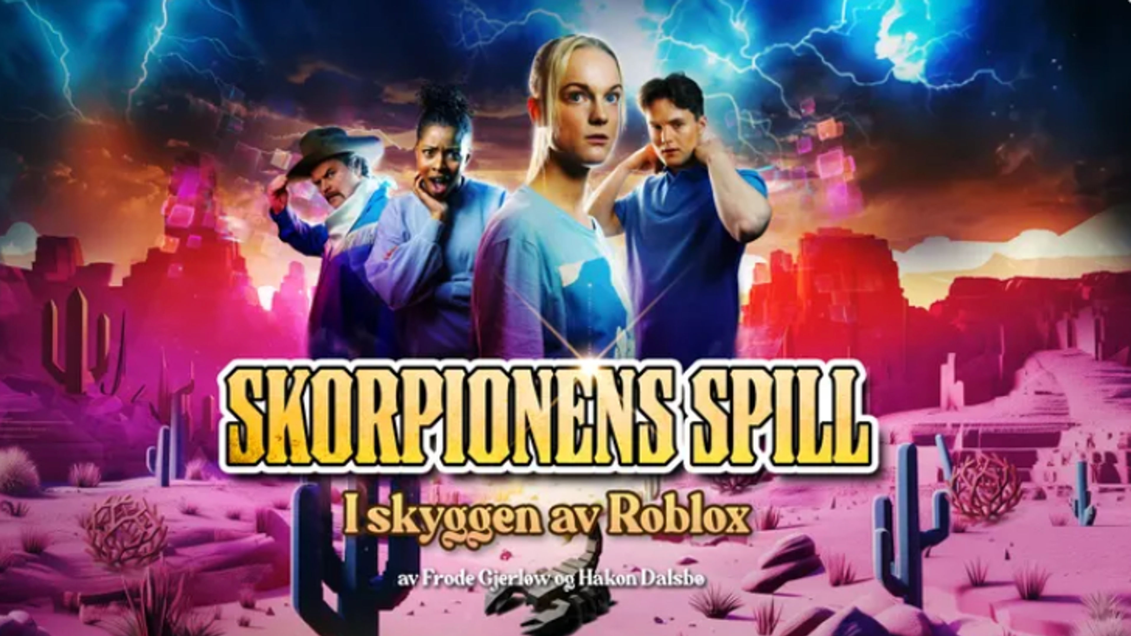 Promotiv grafikk for Skorpionens spill - I skyggen av Roblox