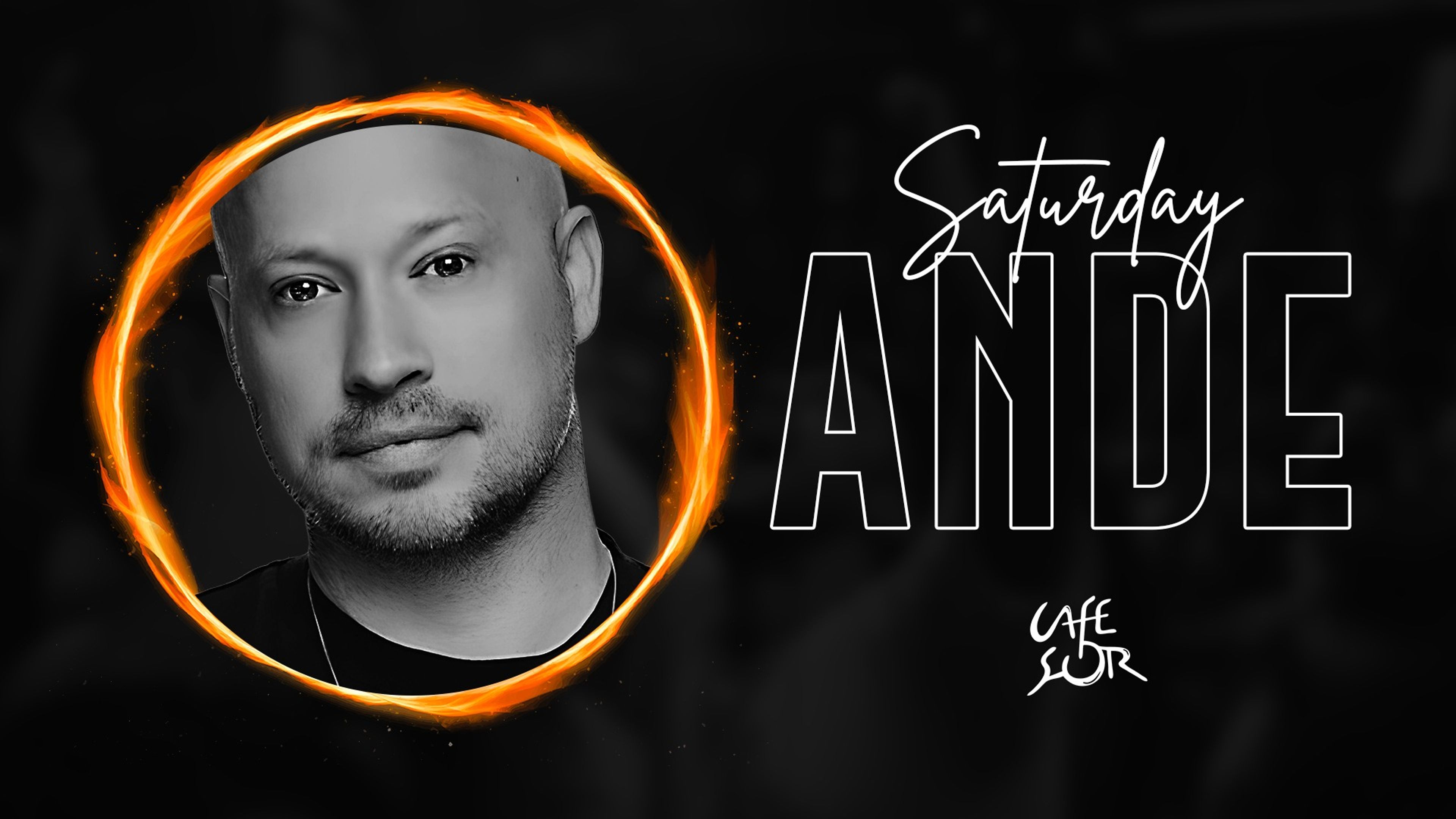 Promotional graphic for CLUB NIGHT // DJ AND-E