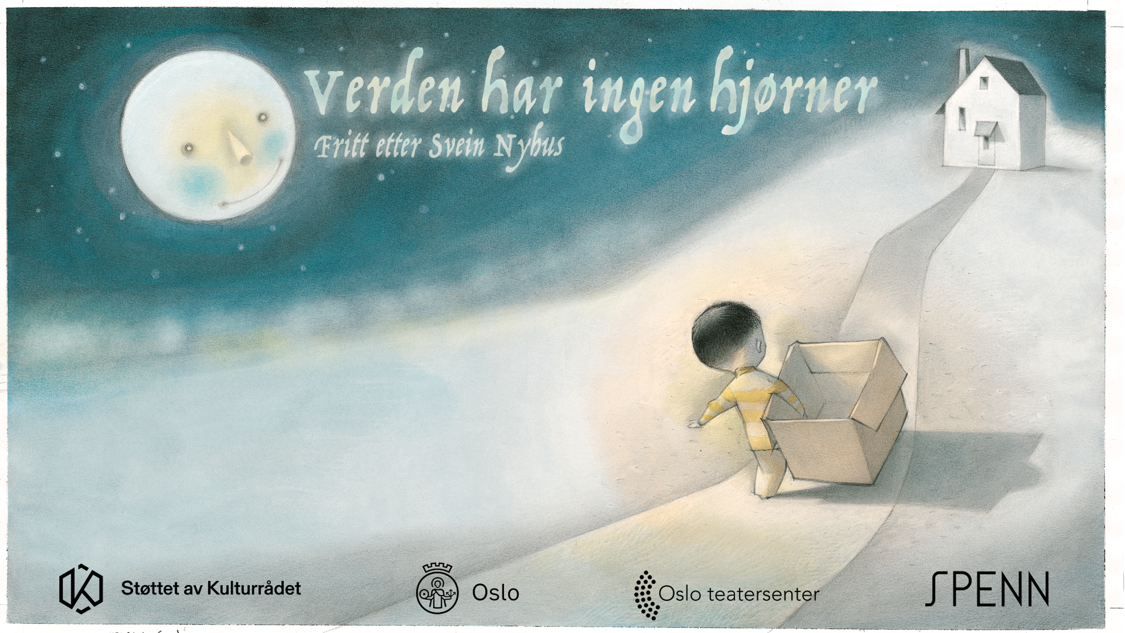 Promotional graphic for Barnesøndag: Verden har ingen hjørner 