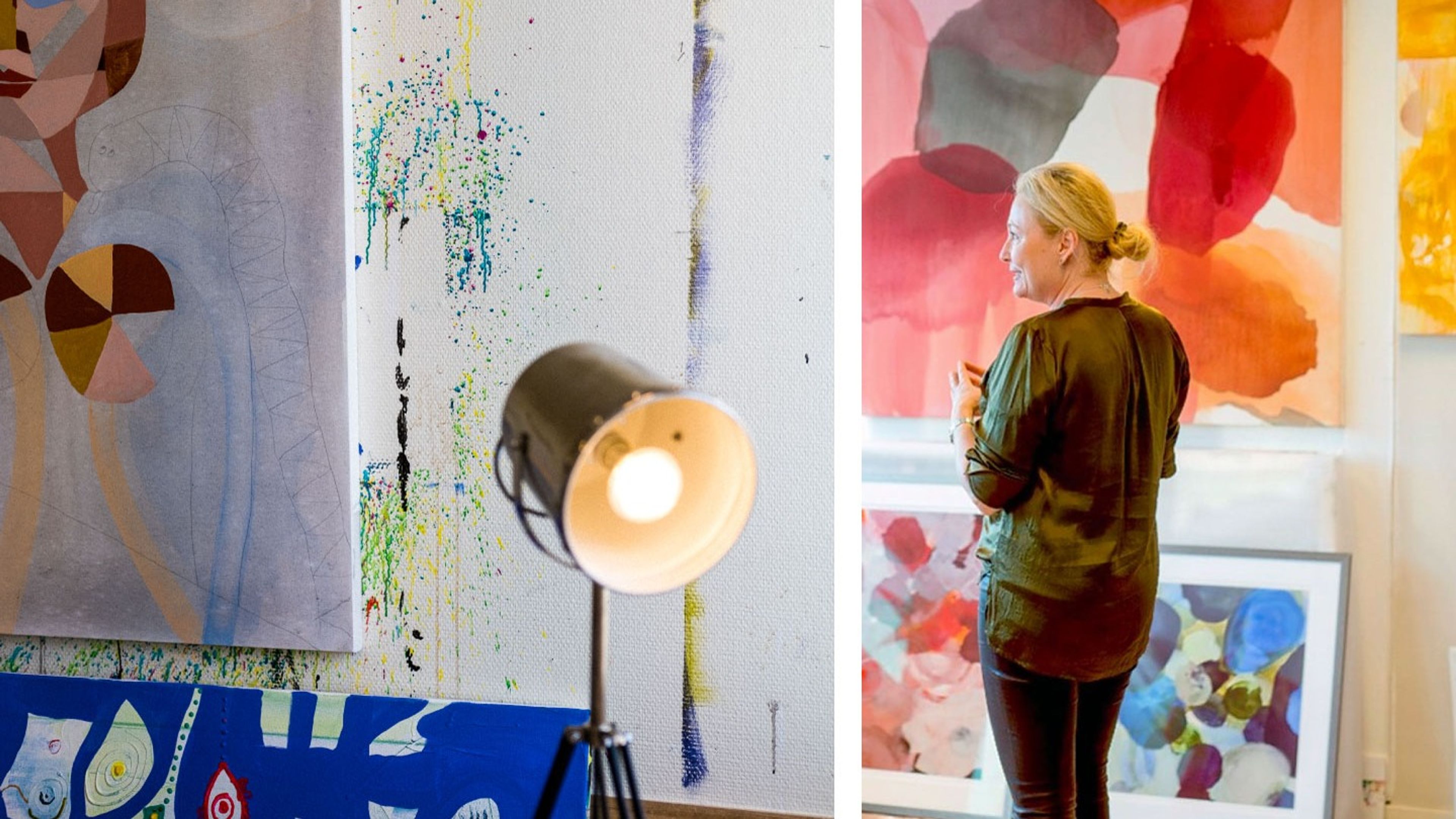 Promotional graphic for Åpent atelier på Flytårnet