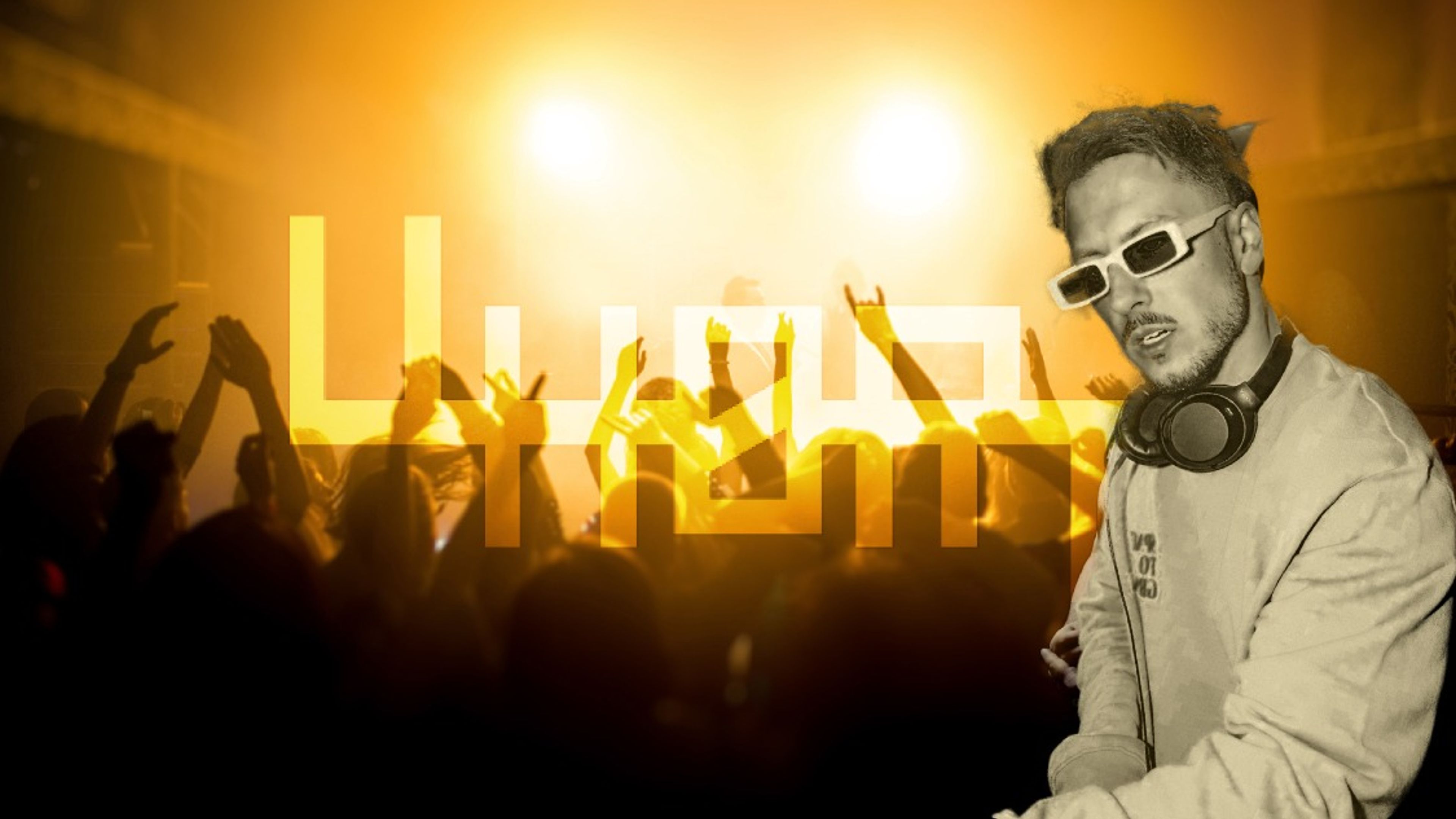 Promotional graphic for CLUB NIGHT // DJ HARIX + Warm up: DJ VYBZONE