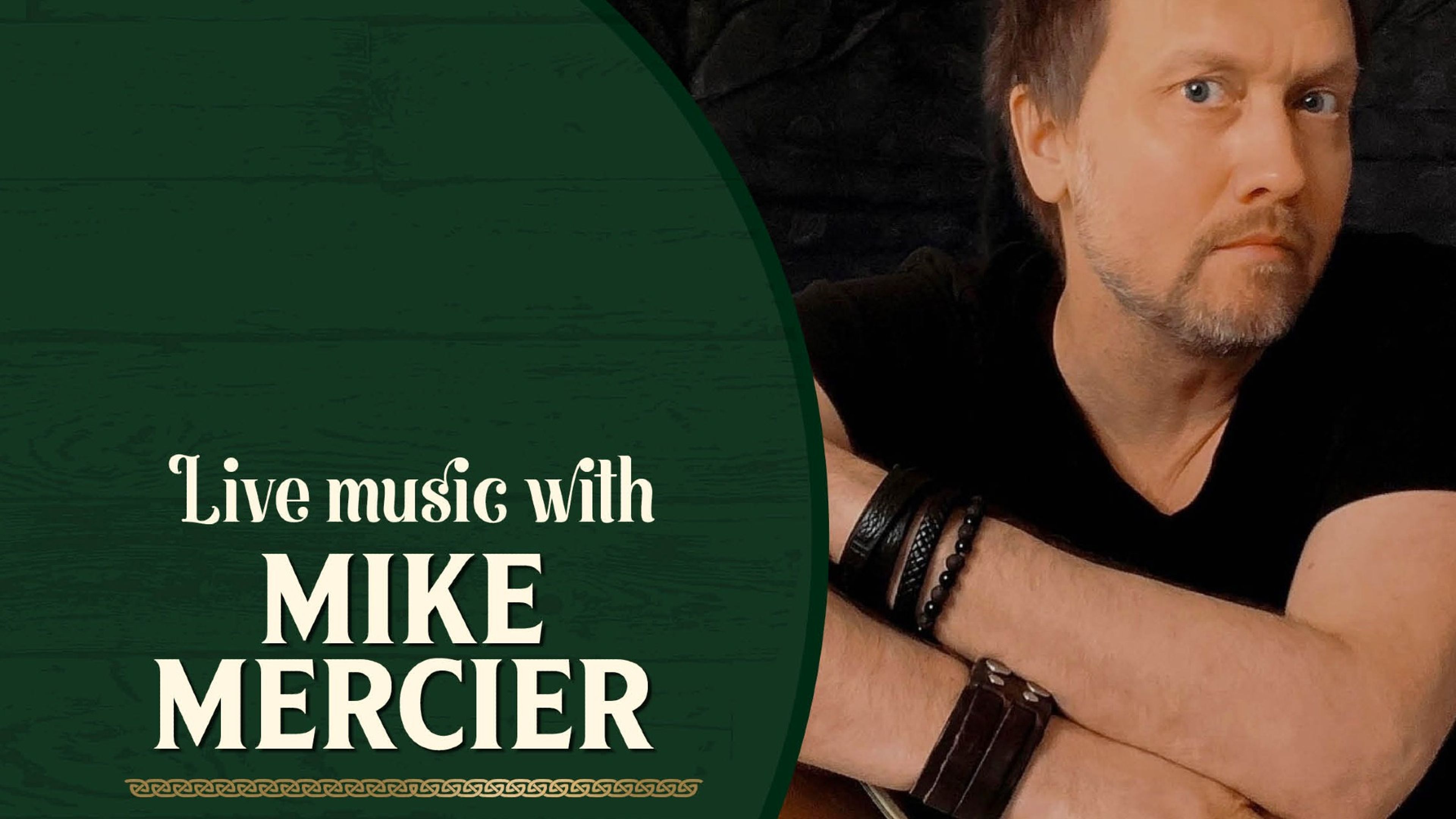 Promotional graphic for Livemusikk // Mike Mercier