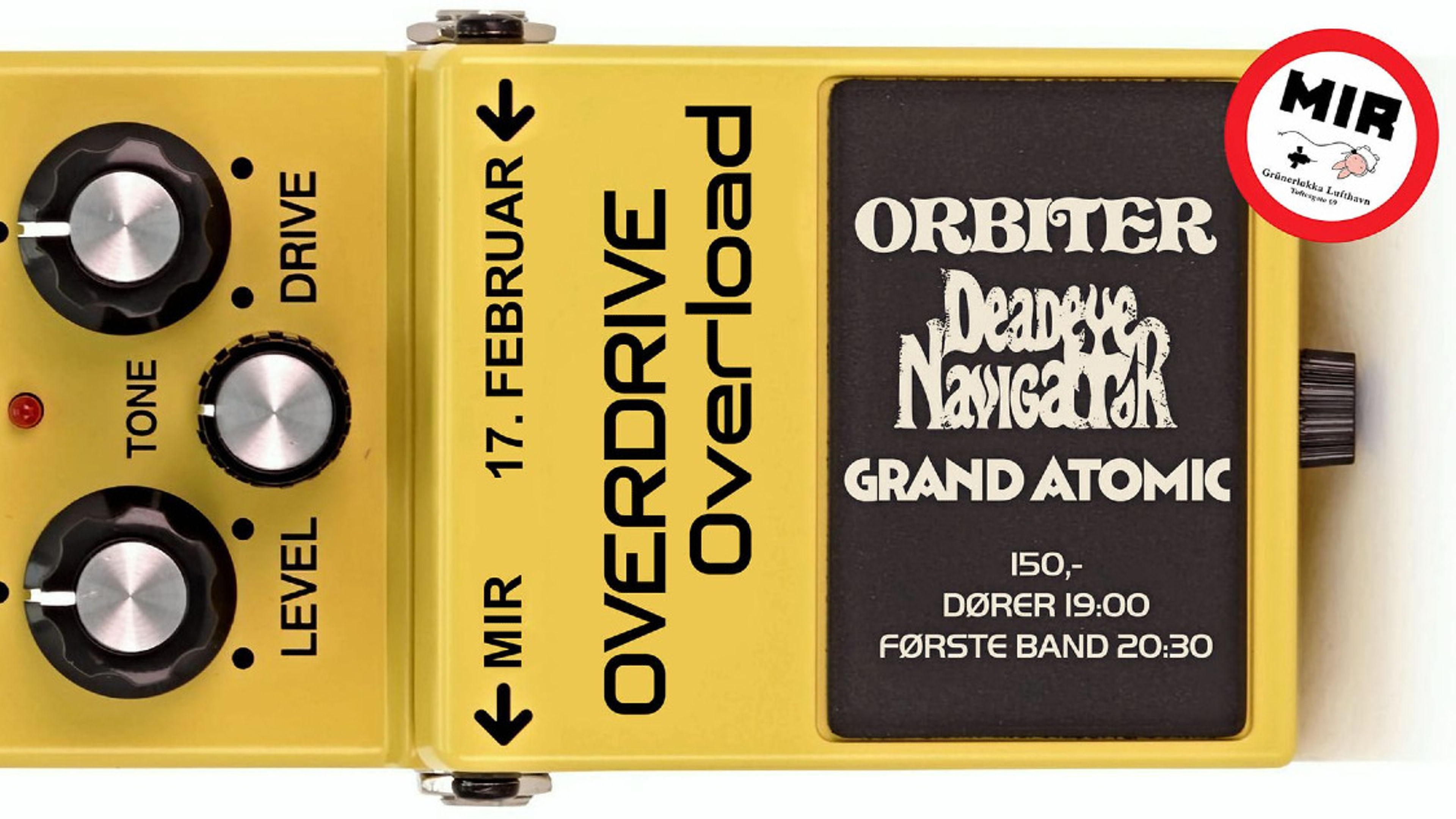 Promotional graphic for <OVERDRIVE OVERLOAD>⚡Orbiter//Deadeye Navigator//Grand Atomic