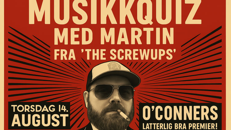 🎸 Musikkquiz med Martin fra The Screwups 🎸