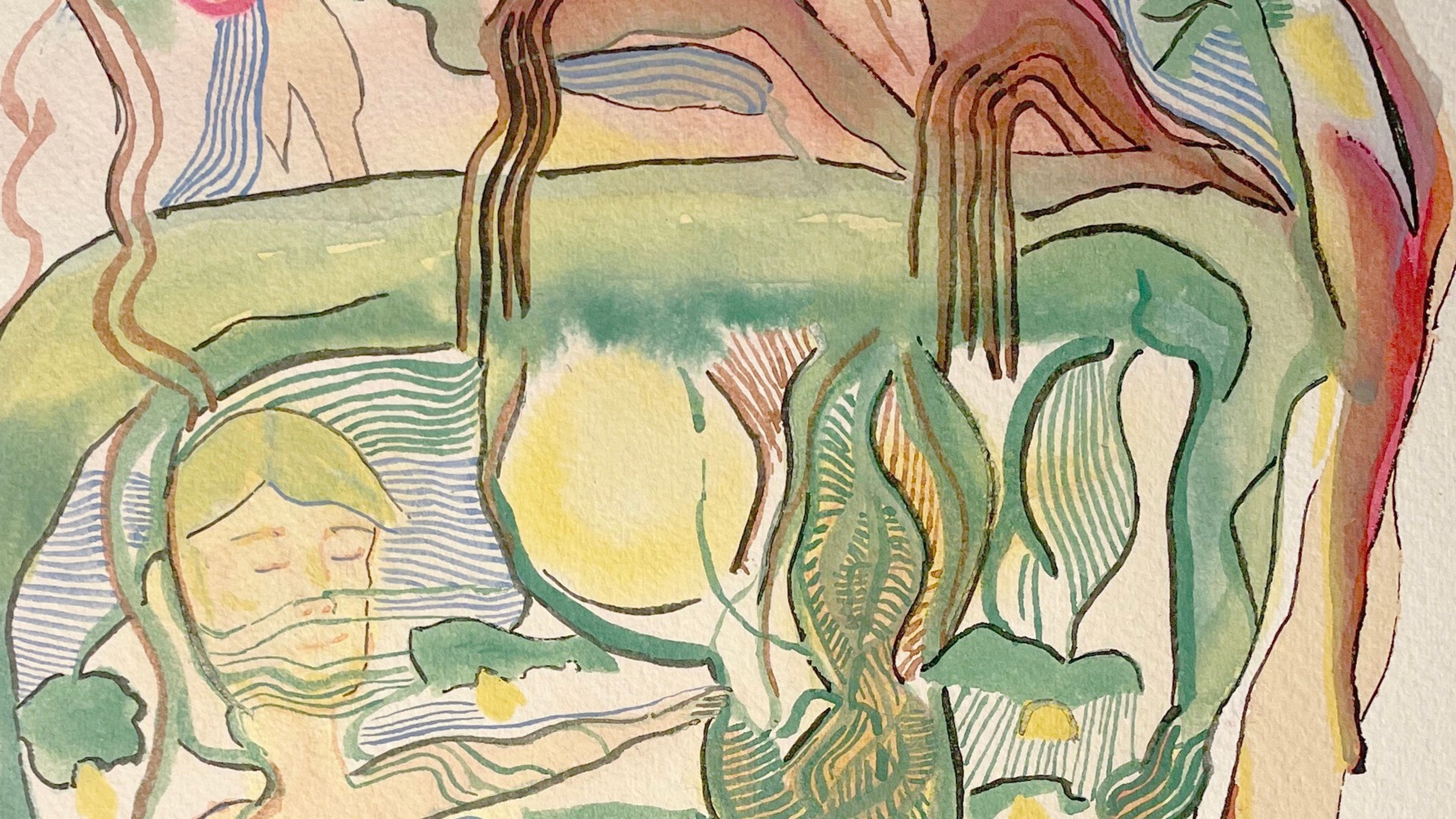 Promotional graphic for vernissasje - Lawrence 