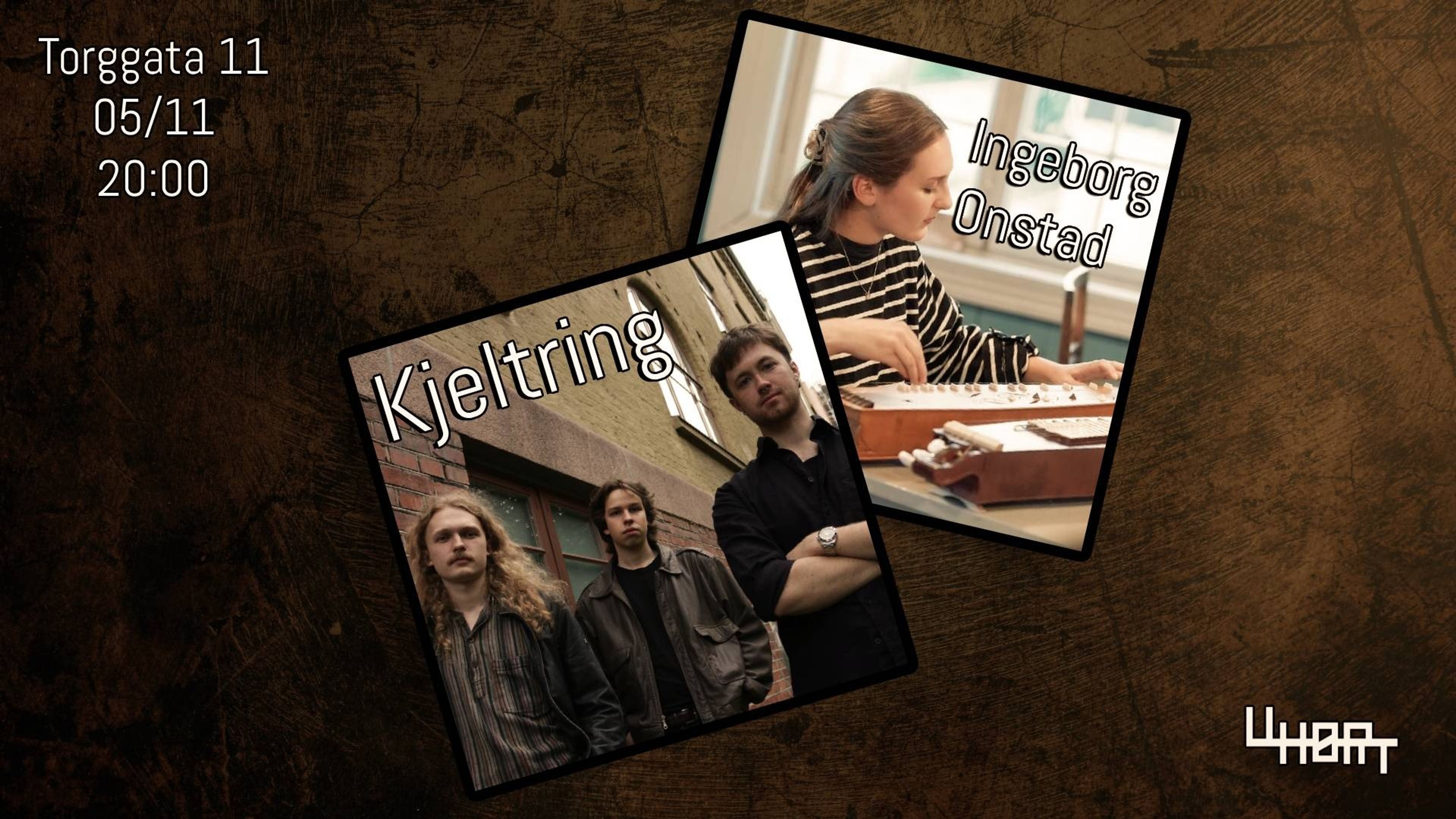 Promotional graphic for Kjelltring // Ingeborg Onstad // FREE ENTRY!
