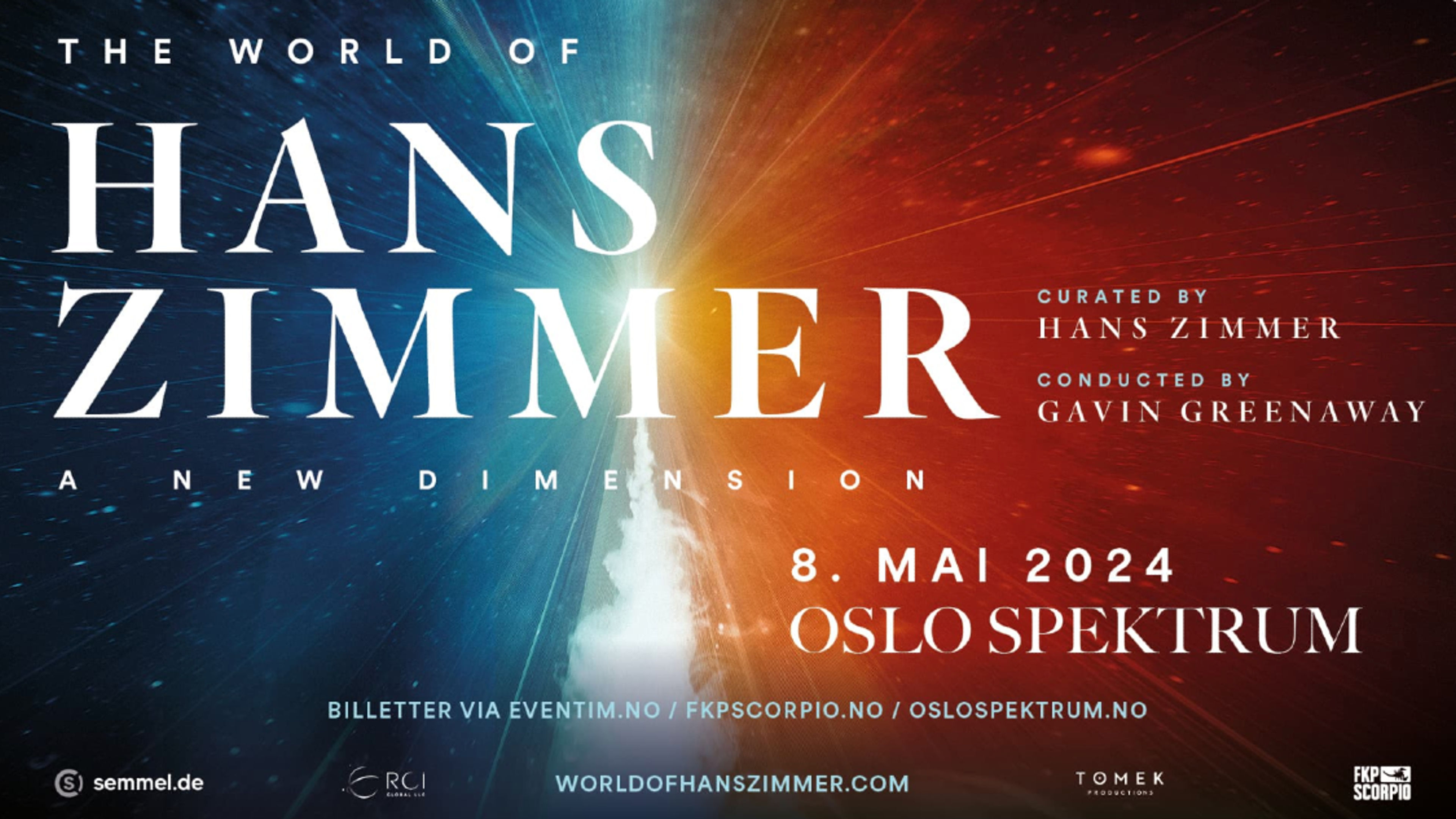 Promotional graphic for The World of Hans Zimmer – A New Dimension