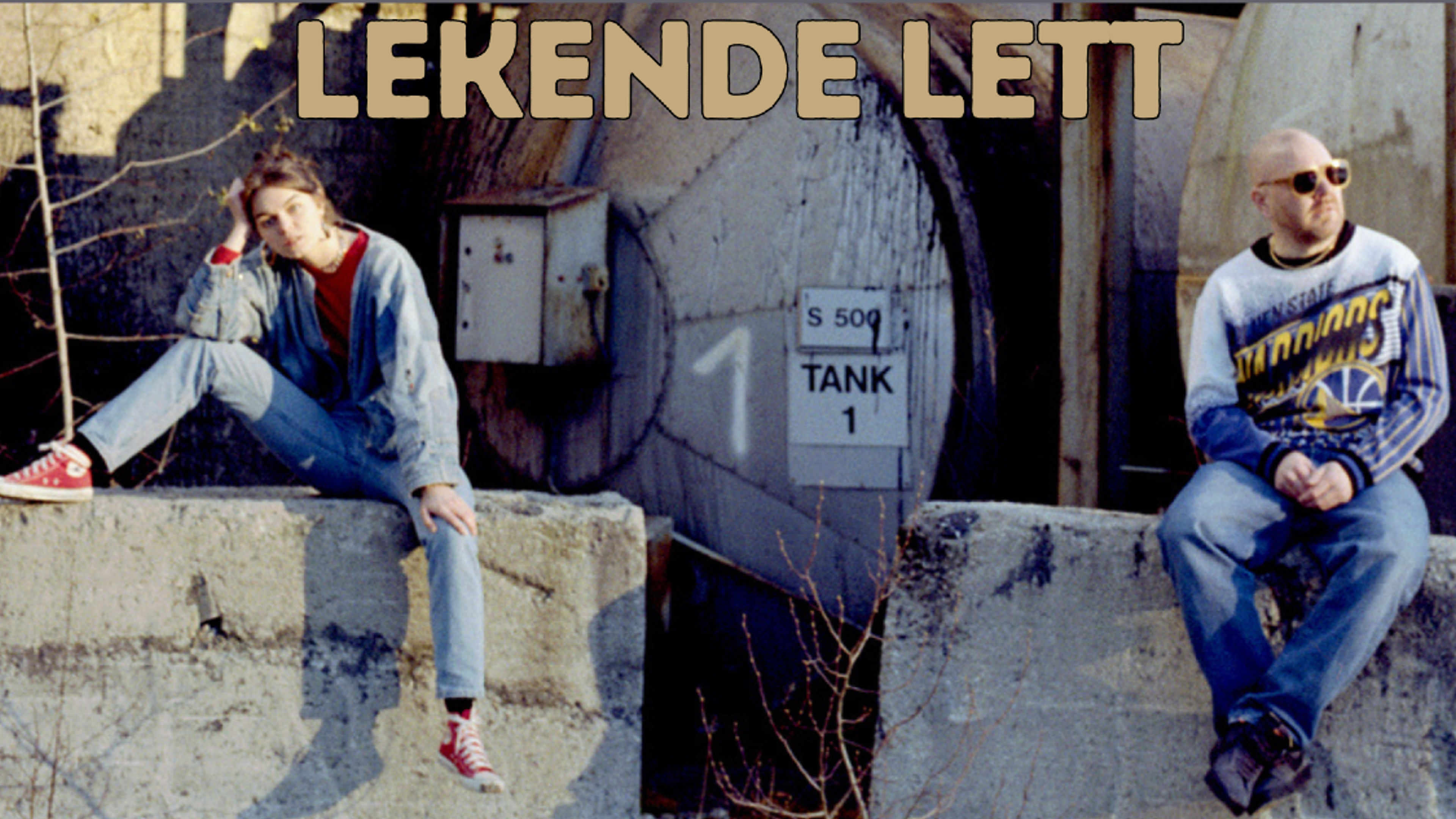 Promotional graphic for LEKENDE LETT