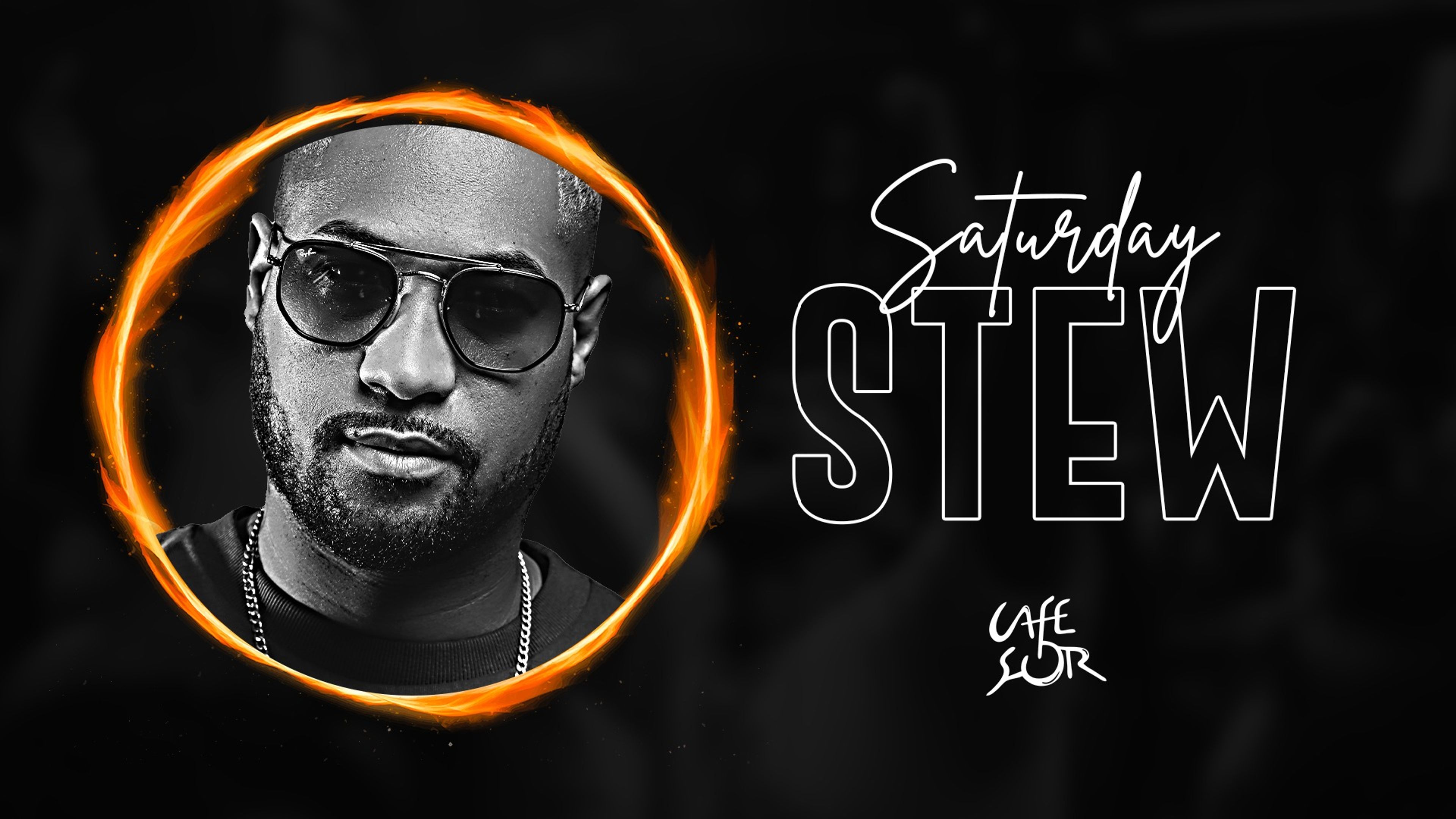 Promotional graphic for CLUB NIGHT // DJ STEW