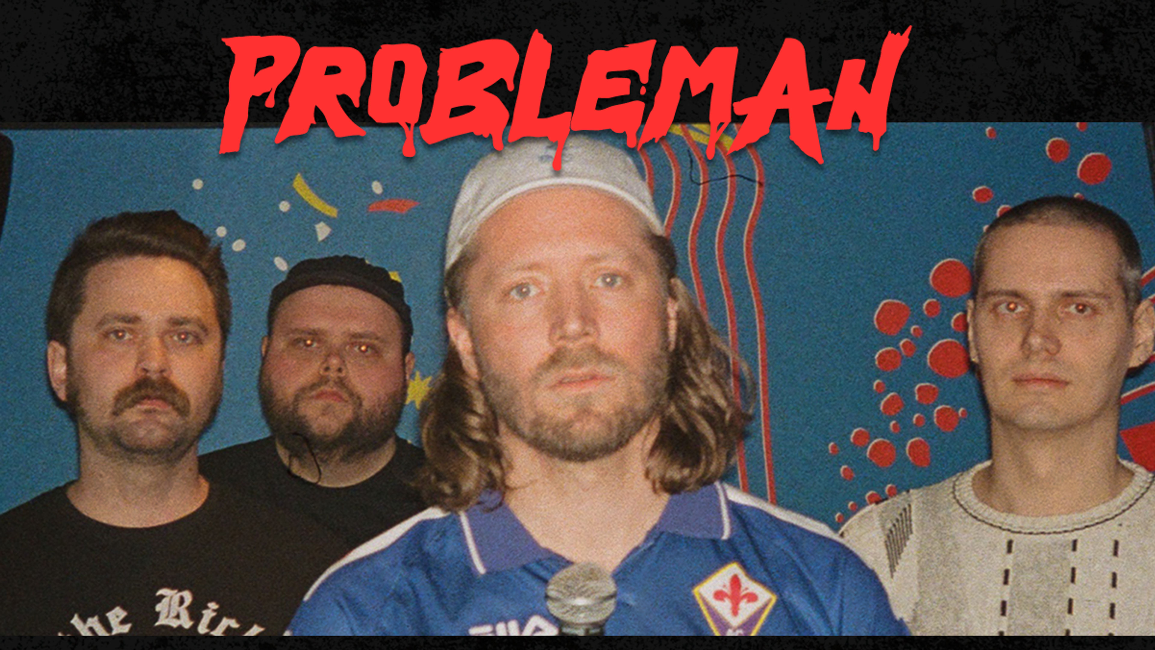 Promotional graphic for PROBLEMAN // SLIPPKONSERT: EG VANNÆ PLANTÆ SJØL OM DI E DØD // PARKSALONGEN